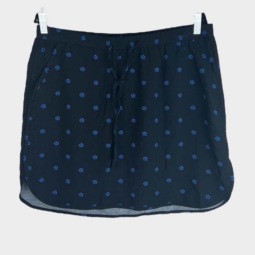 Old Navy Old Navy | Floral Dolphin Hem Drawstring Skirt | Large Size 34" / US 12 / IT 48 - 4 Thumbnail