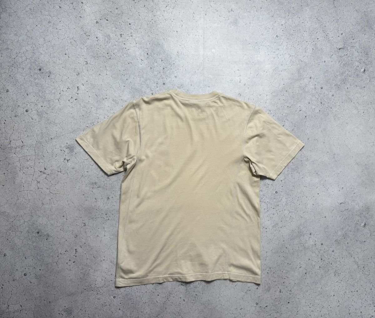 Nike Nike Vintage Beige T-Shirt Swoosh Size US M / EU 48-50 / 2 - 2 Thumbnail