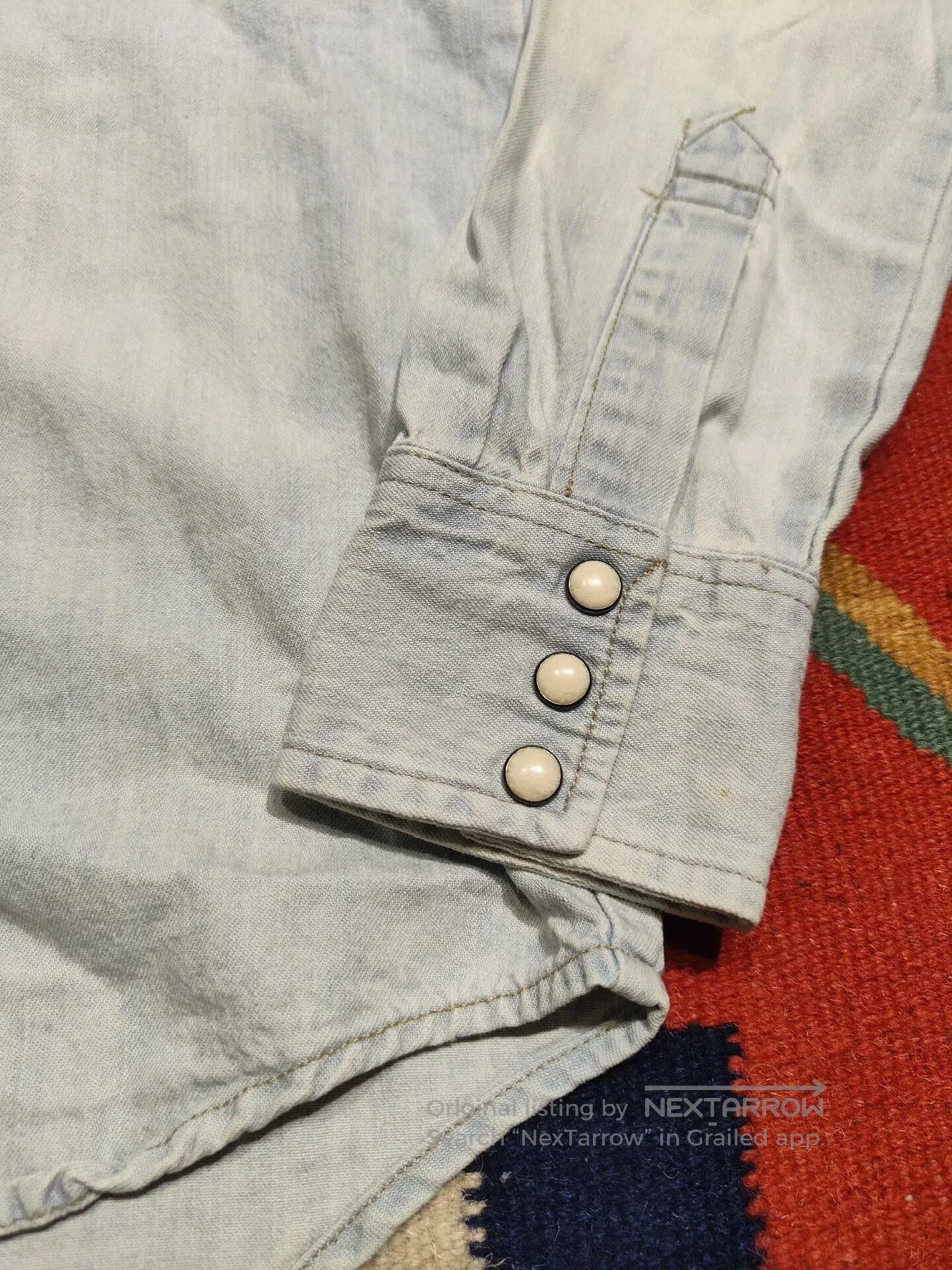 RRL Ralph Lauren Ralph Lauren Cowboy Denim Shirt. Size US XS / EU 42 / 0 - 3 Thumbnail