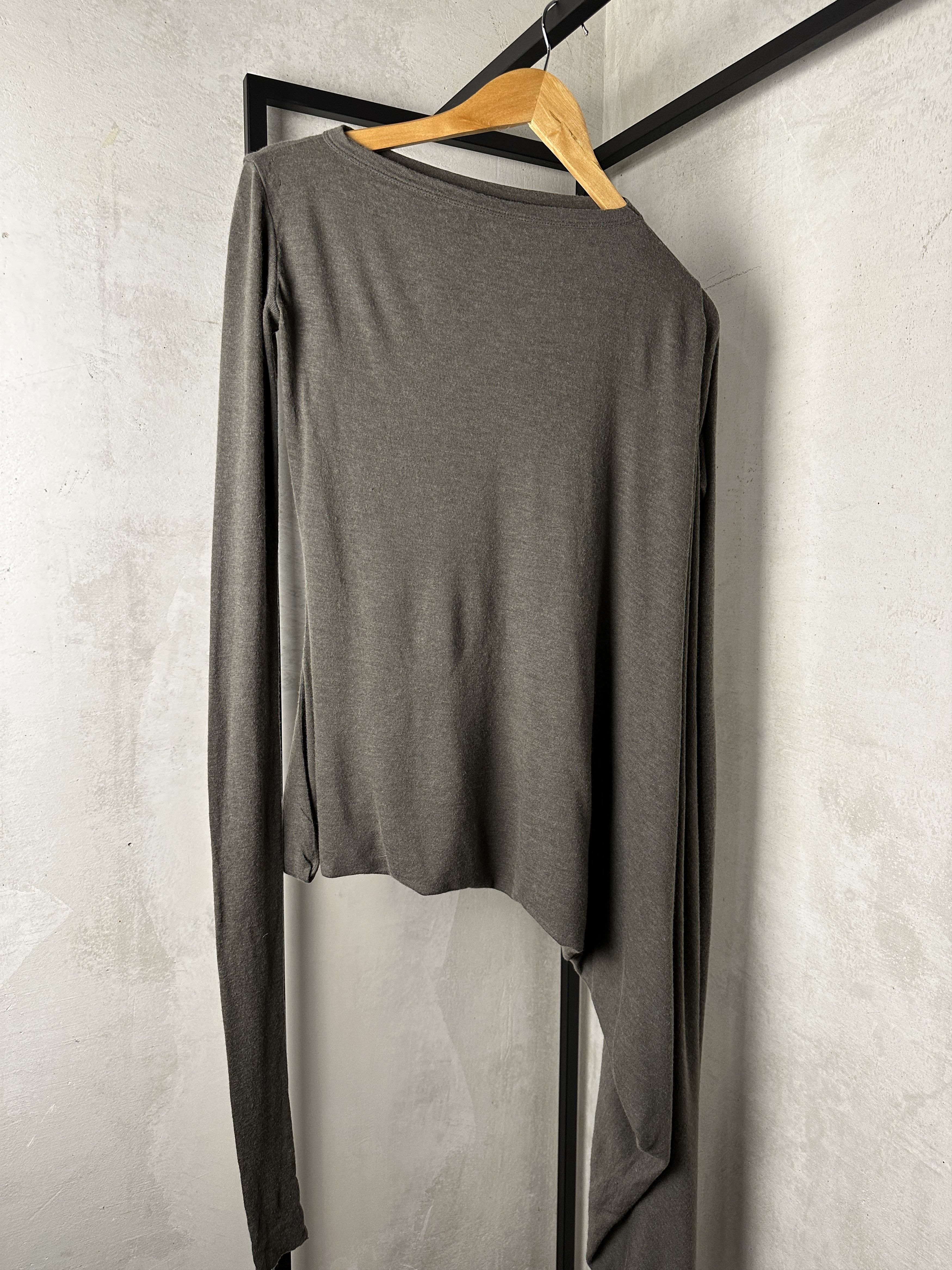 Rick Owens Rick Owens Lilies FW16 Darkdust Wool Drape Midi Dress Size XS / US 0-2 / IT 36-38 - 6 Thumbnail