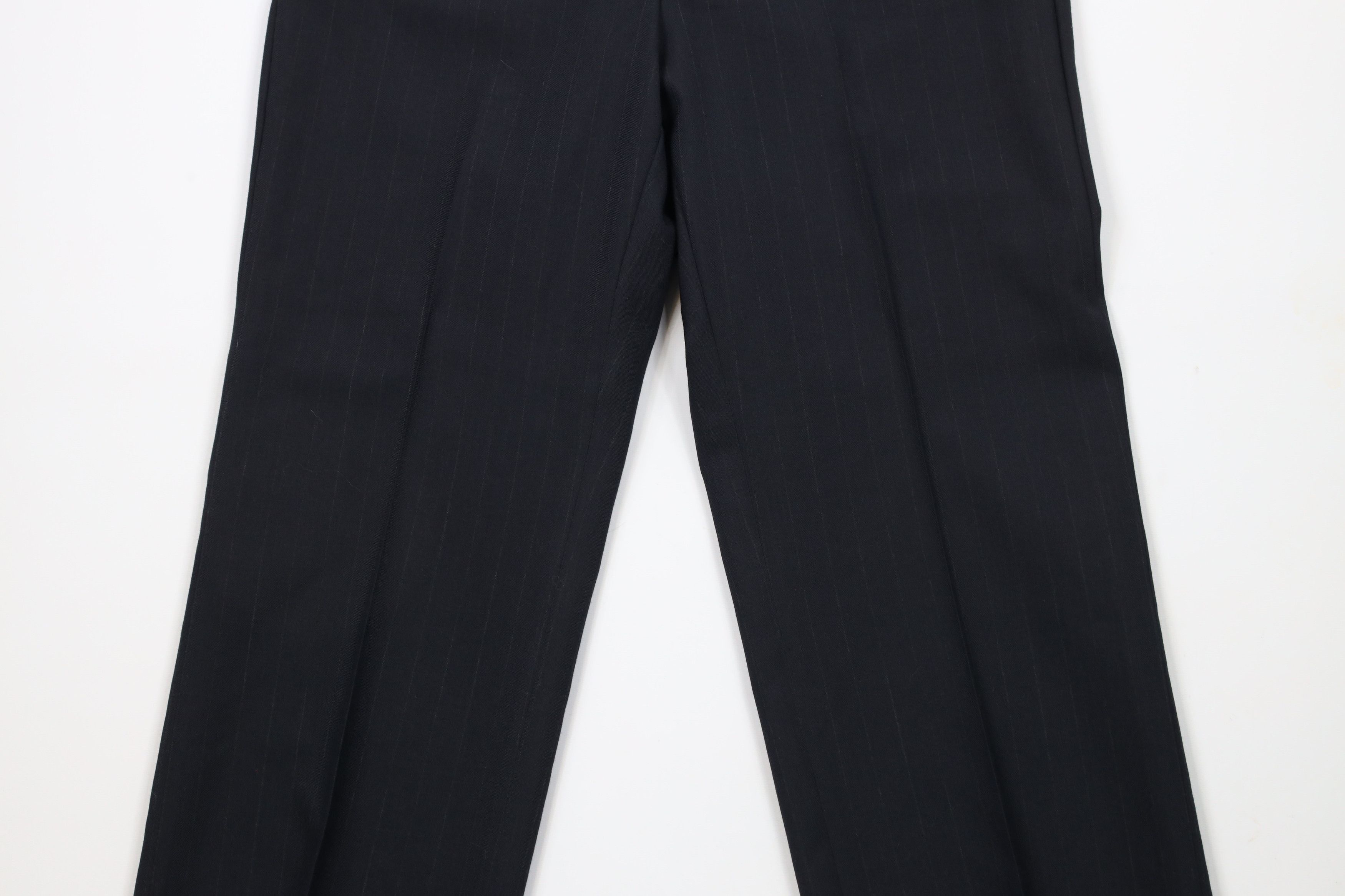 Vintage Vintage 90s Streetwear Pinstriped Wide Leg Chino Pants Size US 34 / EU 50 - 3 Thumbnail