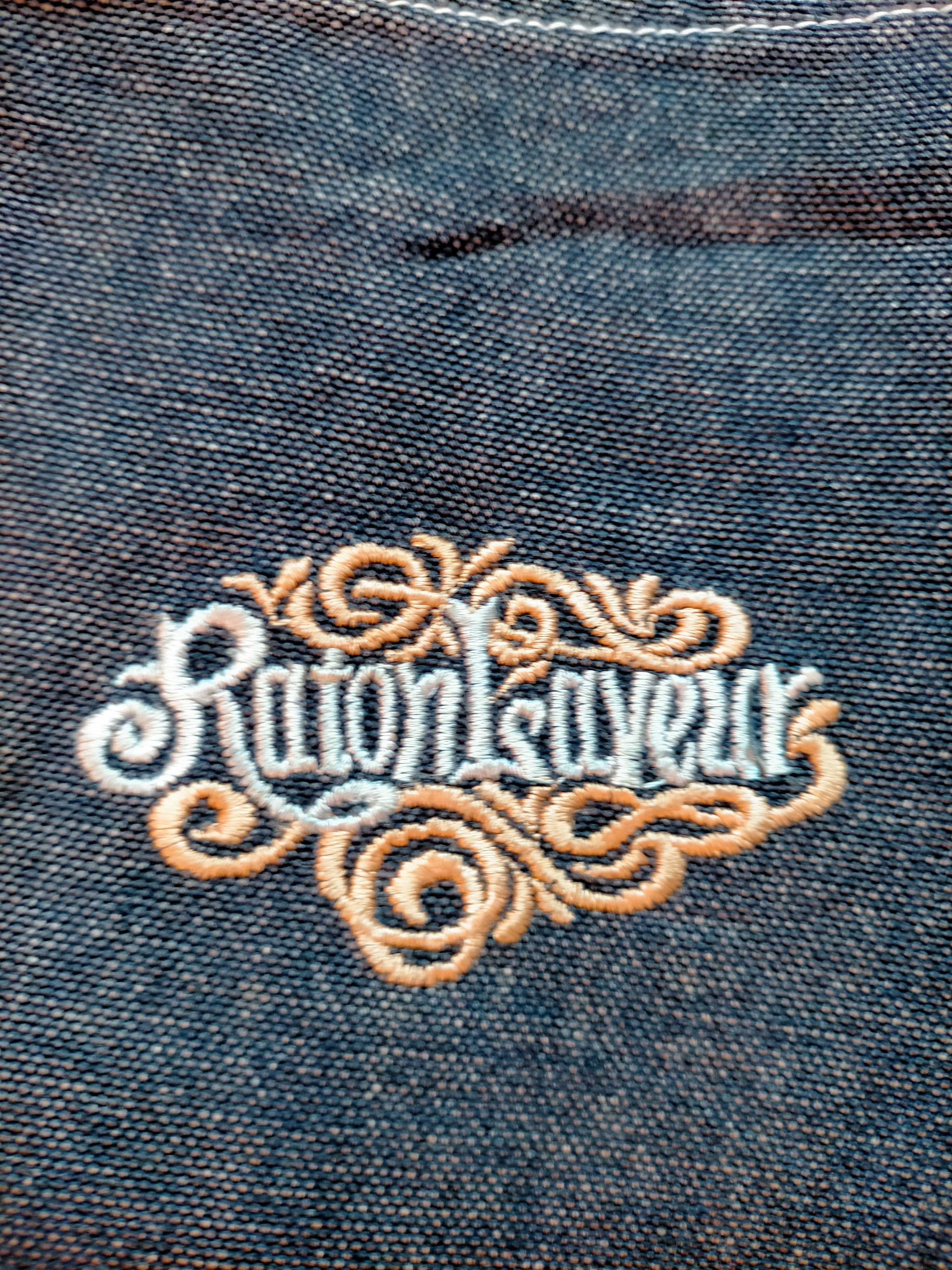 JNCO × Japanese Brand Raton Laveur Wide Leg Baggy Cargo Embroidered Black Jeans Size US 32 / EU 48 - 17 Thumbnail