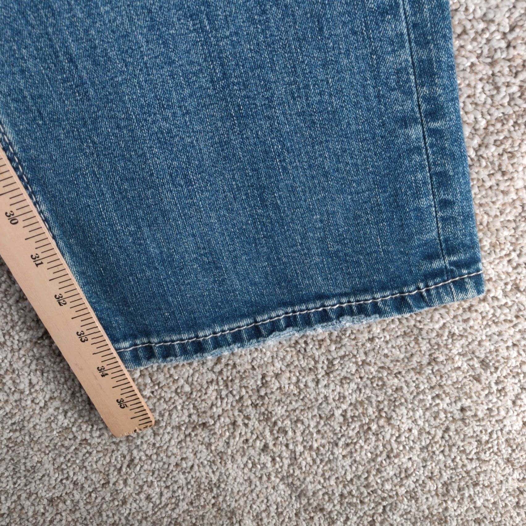 BKE BKE Fulton Jeans Mens 32X34 Blue Medium Wash Relaxed Straight Denim Pants Jeans Size US 32 / EU 48 - 5 Thumbnail