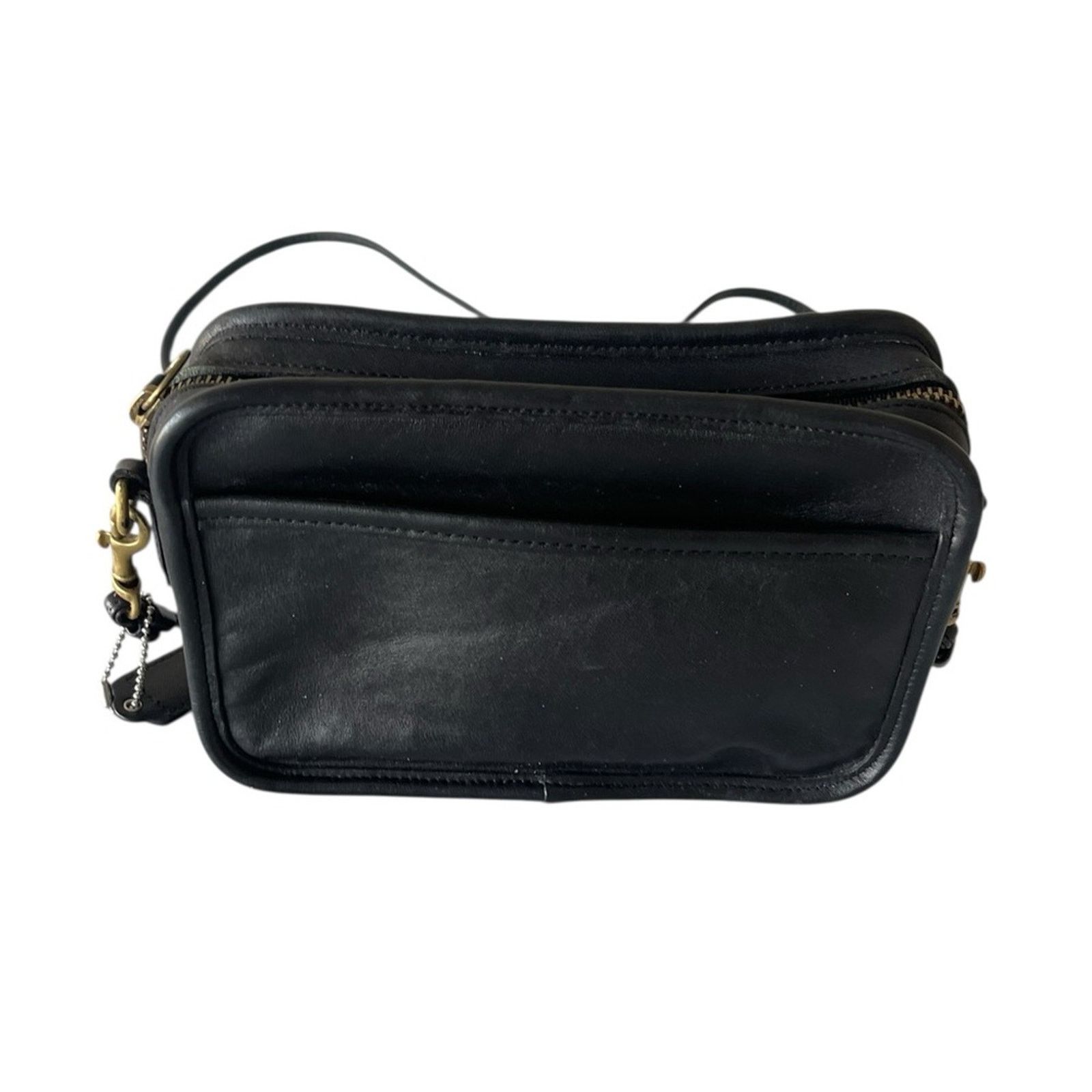Coach Coach Black Leather Handcrafted Bag Size ONE SIZE - 4 Thumbnail