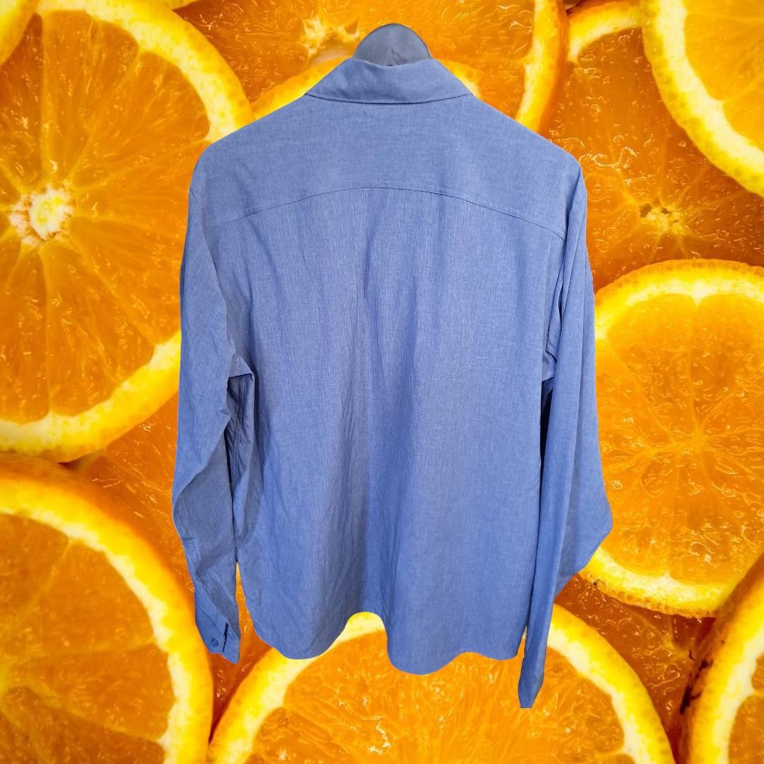Other FLX Button Up Blue Long Sleeve Shirt Size Large Size US L / EU 52-54 / 3 - 6 Thumbnail