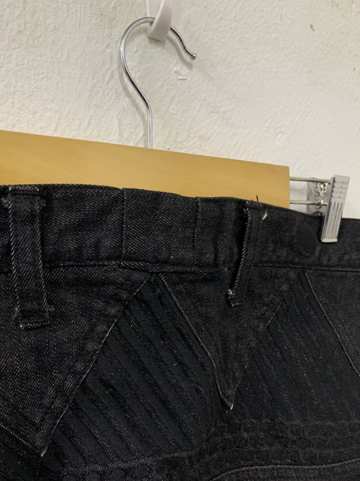 Japanese Brand Irie by Irielife denim Jorts 3 Quarter Black On Black Denim Size US 34 / EU 50 - 10 Thumbnail