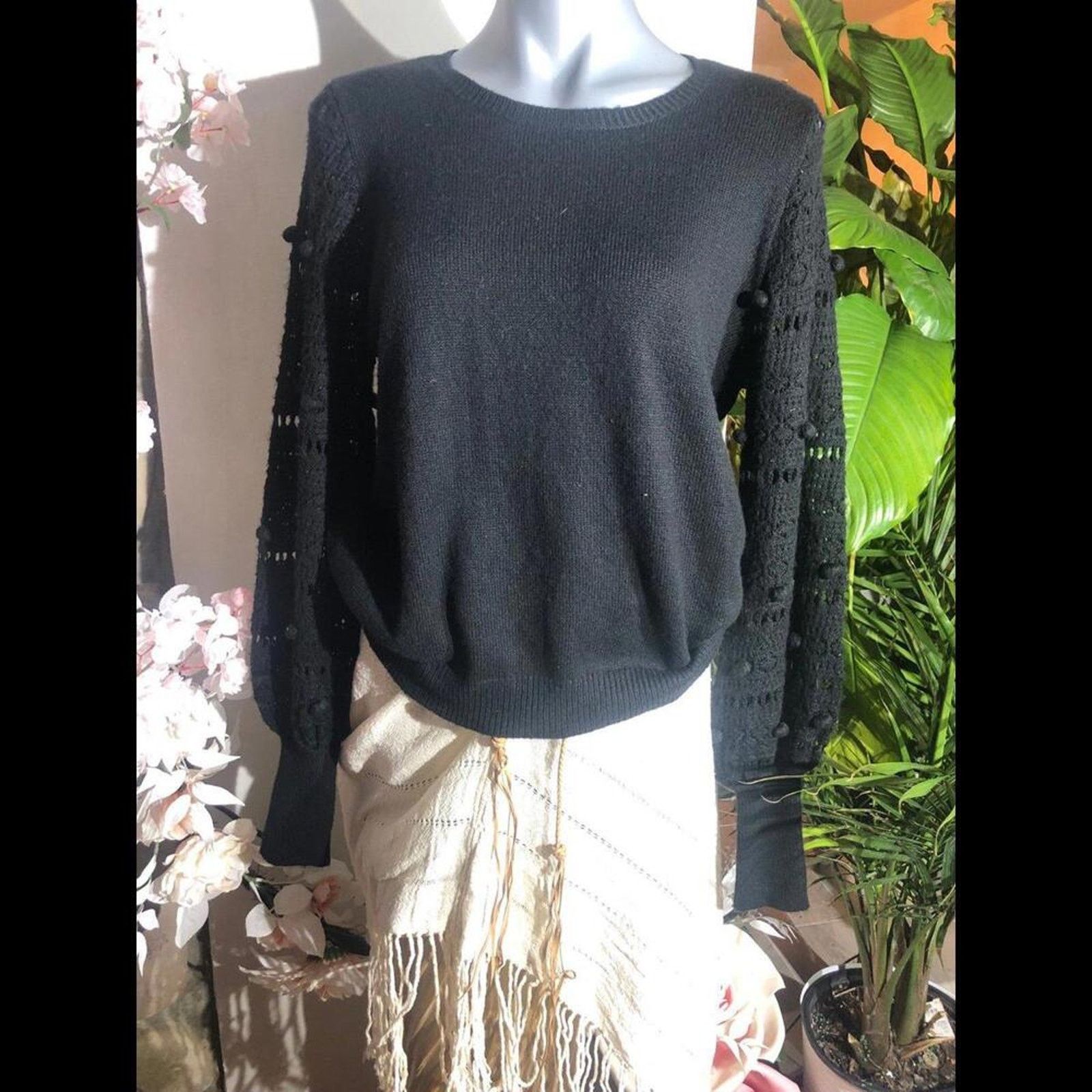 Lilly Pulitzer lilly Pulitzer black knit design long sleeve sweater Size XL / US 12-14 / IT 48-50 - 4 Thumbnail