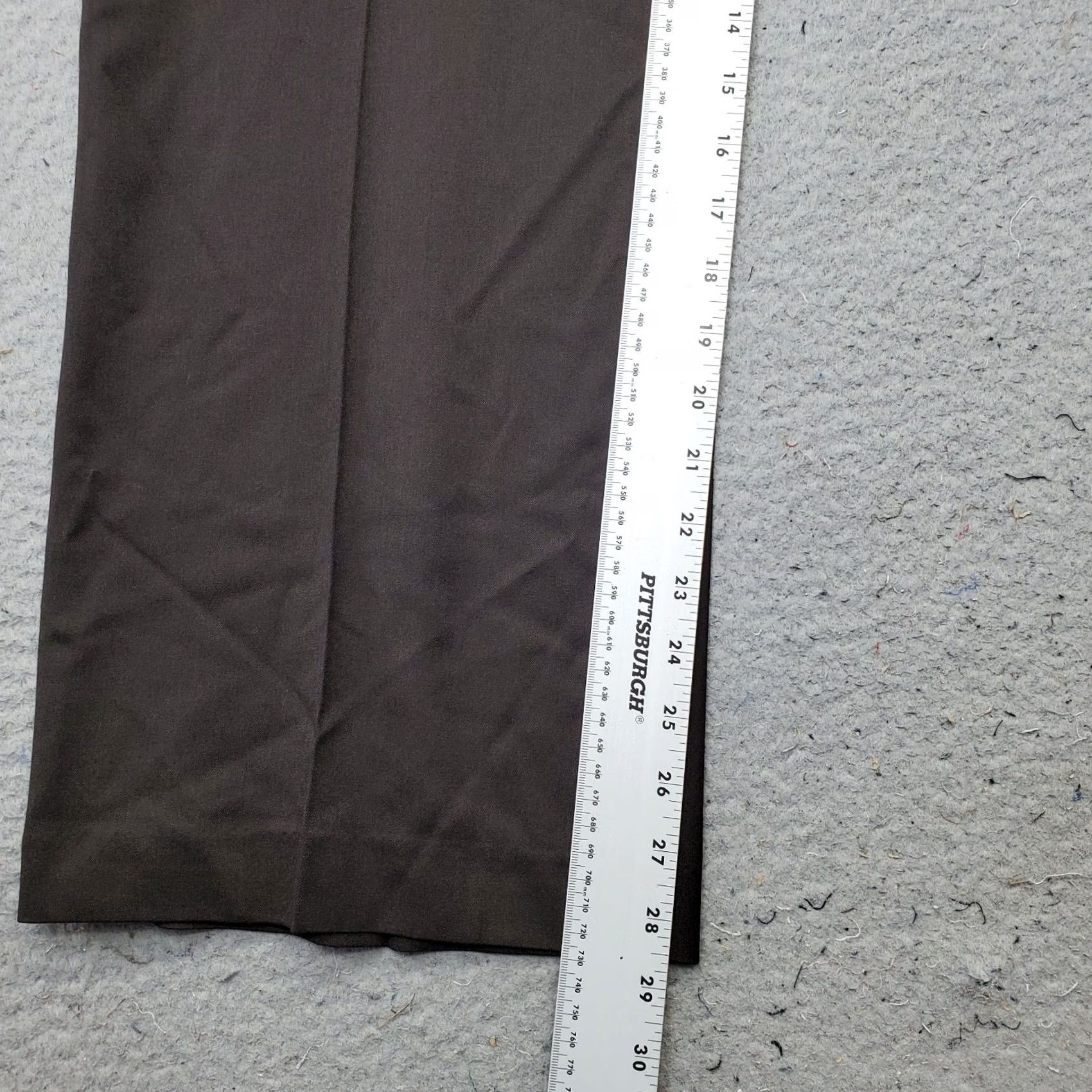 Ralph Lauren Lauren Ralph Lauren Chino Pants Womens 14 Brown Flat Front Wide Leg Hook & Eye Size 36" / US 14 / IT 50 - 4 Thumbnail