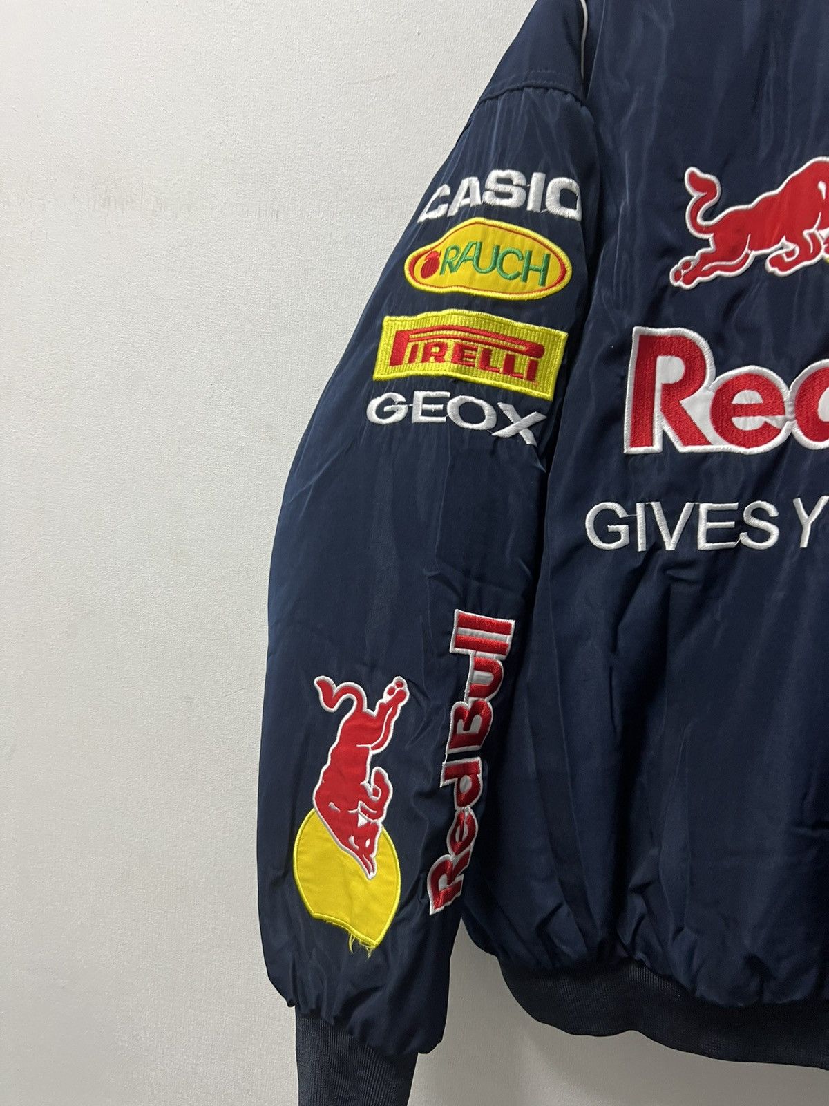 Formula 1 Vintage Racing Jacket Red Bull Infinity Pepe Jeans NASCAR Size US L / EU 52-54 / 3 - 11 Thumbnail