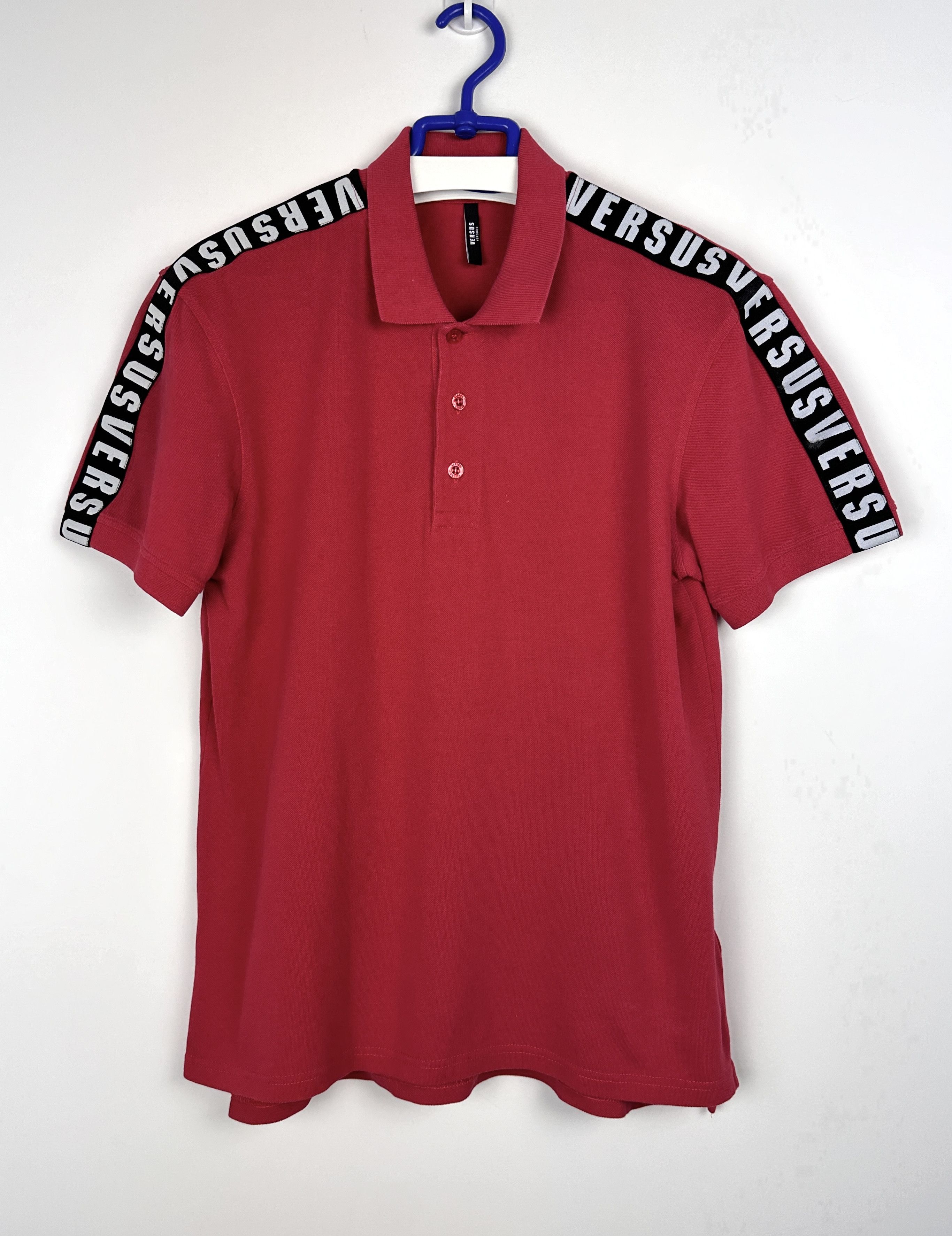 Versace Versus Verace red men polo tee Size US S / EU 44-46 / 1 - 1 Thumbnail