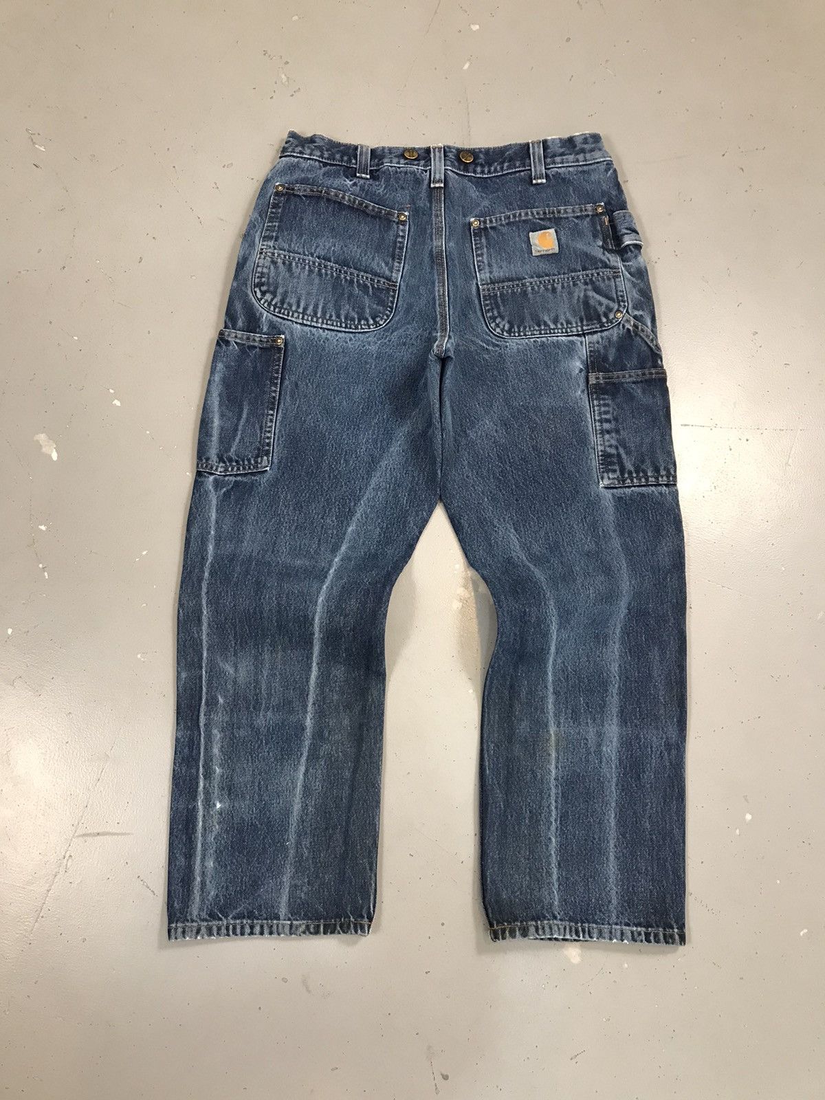 Carhartt × Vintage Vintage Carhartt B73 DST double knee denim Size US 34 / EU 50 - 2 Thumbnail
