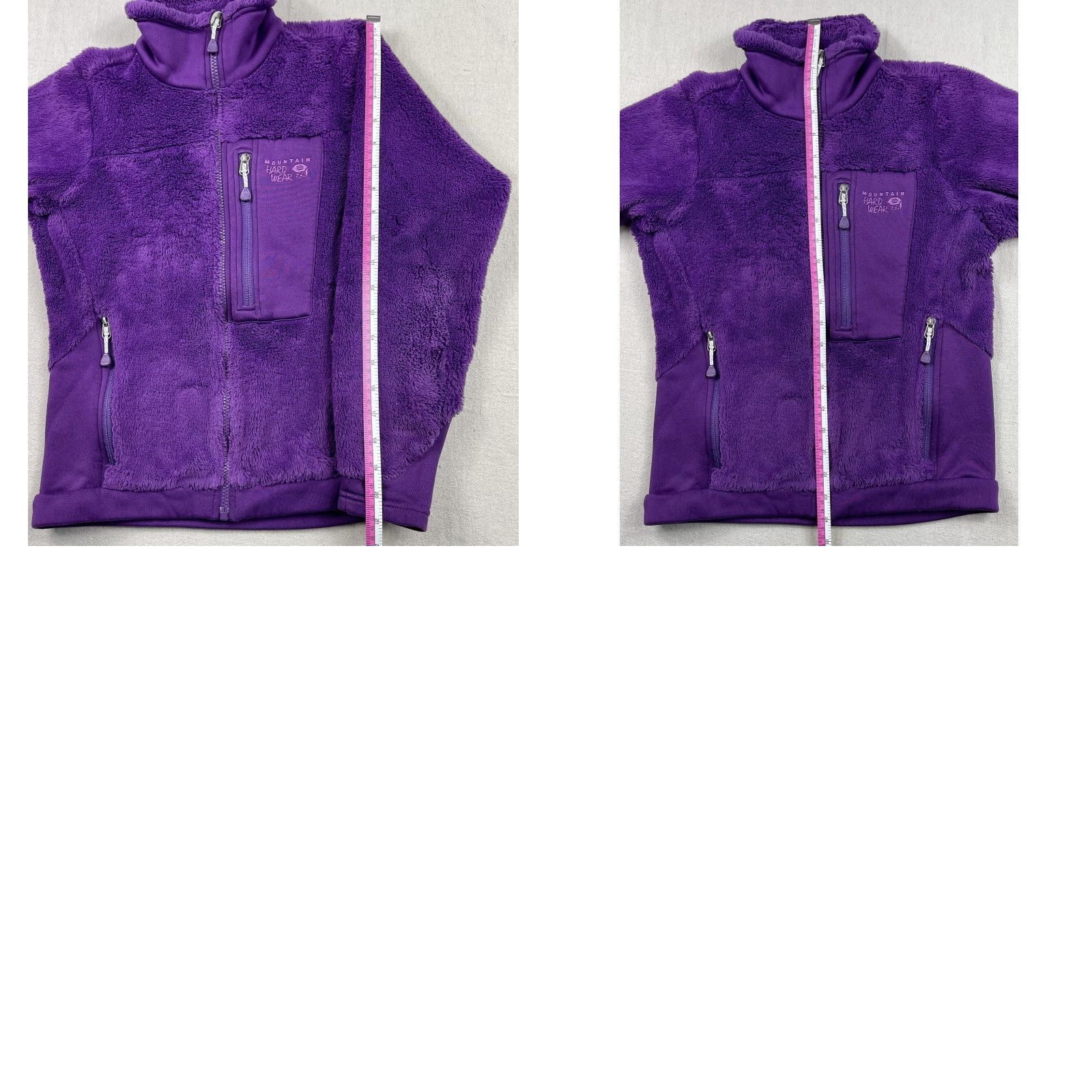 Mountain Hardwear VINTAGE Mountain Hardwear Monkey Jacket Fleece XS Purple Full Zip Pockets Womens Size XS / US 0-2 / IT 36-38 - 8 Thumbnail