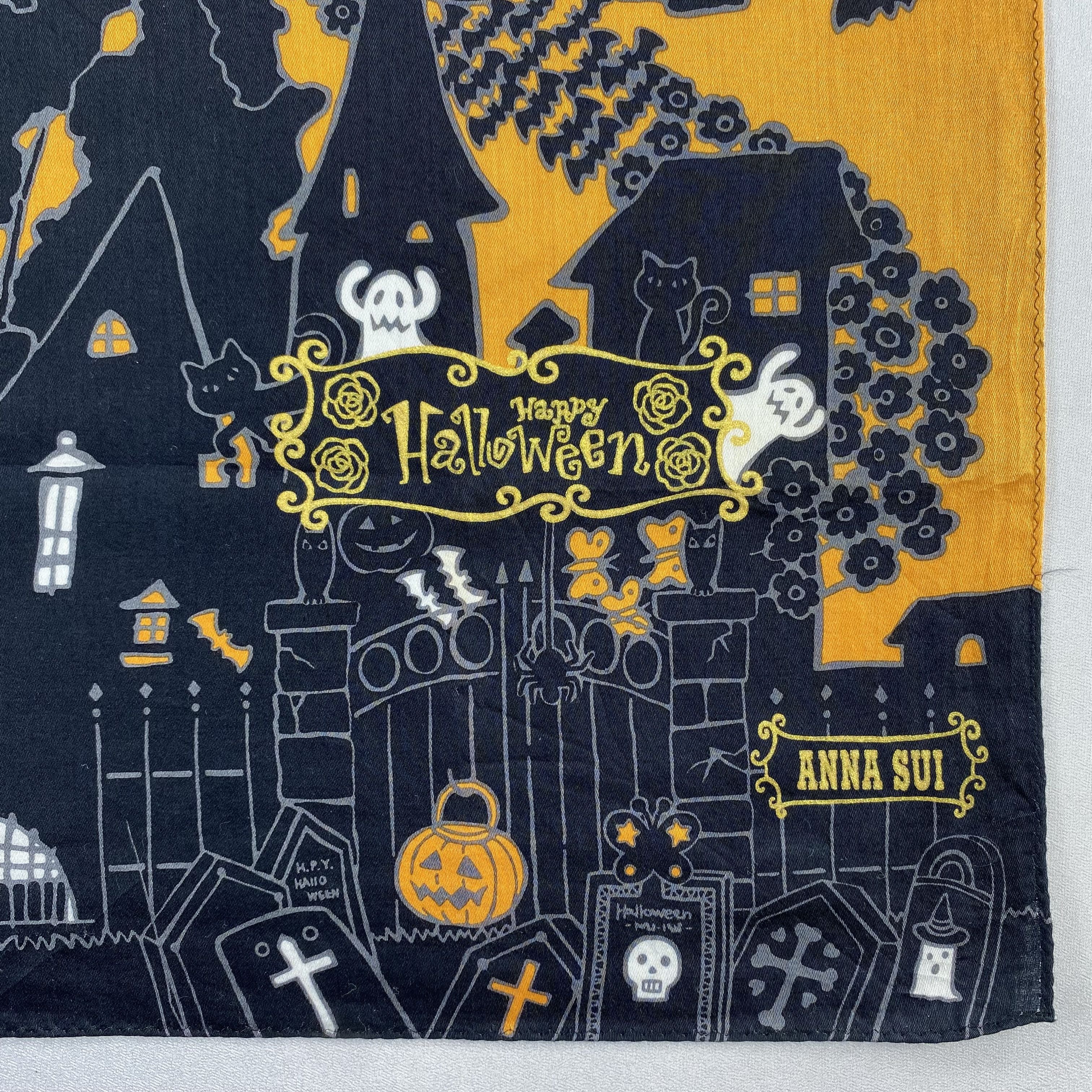 Vintage Anna Sui Bandana/ Handkerchief / Neckerchief-P1888 Size ONE SIZE - 3 Thumbnail