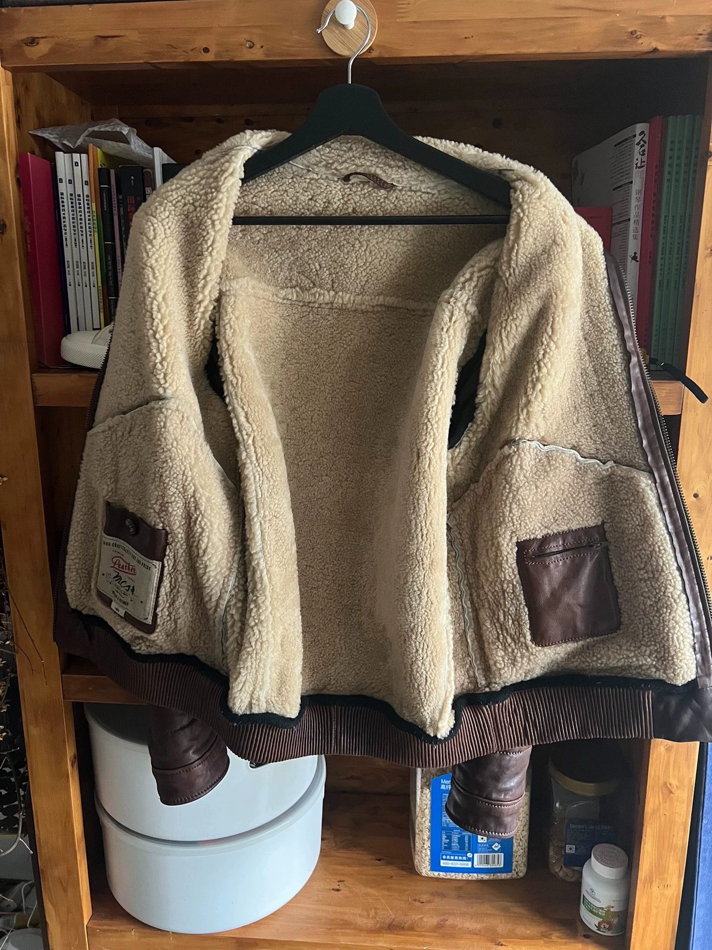 Marlboro Marlboro Rare Shearling Lined Moto Leather Jacket Turkey L Size US L / EU 52-54 / 3 - 8 Thumbnail