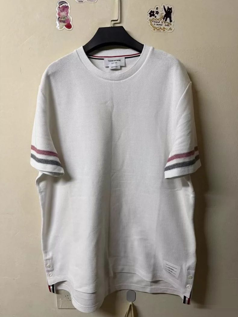 Thom Browne Thom browne New waffle short sleeves 2504-Nextarrow Size US XXL / EU 58 / 5 - 1 Thumbnail