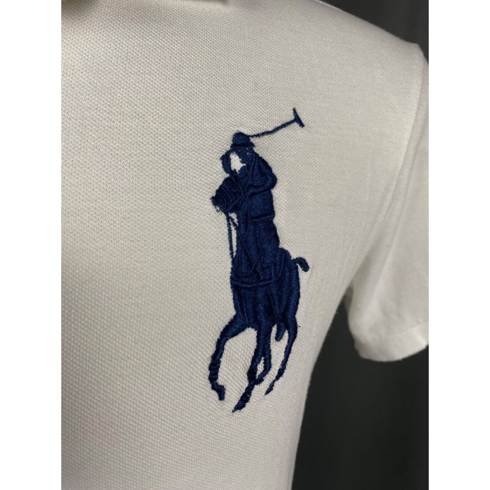 Polo Ralph Lauren Polo Ralph Lauren Big Logo Men's White Polo T-Shirt Size L Size US L / EU 52-54 / 3 - 8 Thumbnail