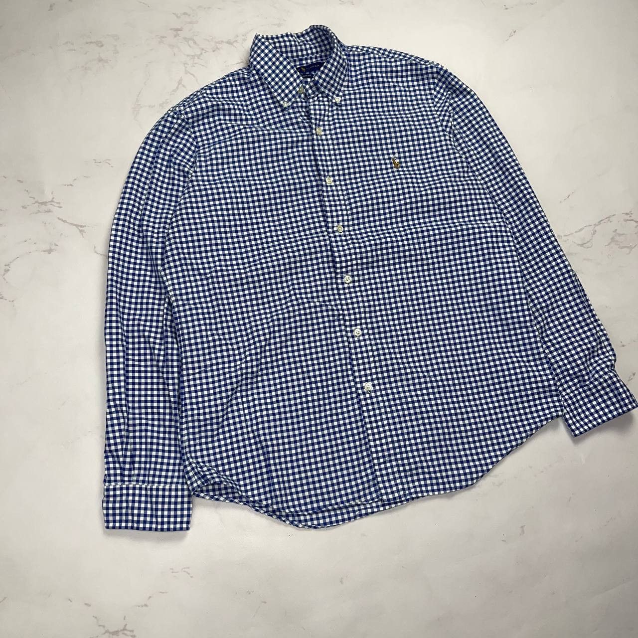 Polo Ralph Lauren Polo Ralph Lauren Plaid Blue Shirt Sz XL Button Long Sleeve Size US M / EU 48-50 / 2 - 2 Thumbnail