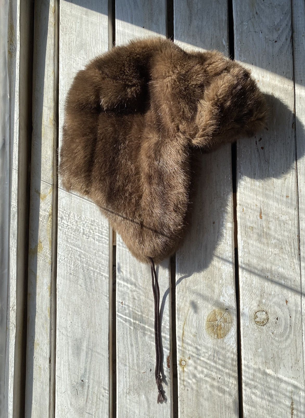 Japanese Brand × Vintage Y2K HYPE FUZZY MOHAIRE AVIATOR USSR USHANKA HAT bubble Size ONE SIZE - 4 Thumbnail