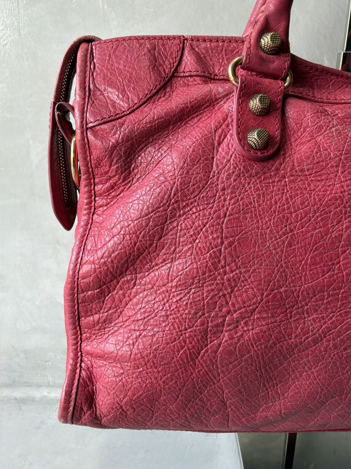 Balenciaga Balenciaga - Classic City Pink Lambskin Bag Size ONE SIZE - 16 Thumbnail