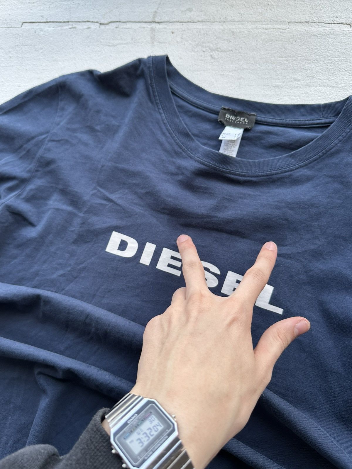 Diesel × Japanese Brand × Vintage 🚨Y2K Vintage Diesel Longsleeve T Shirt Archive Hype avant Size US L / EU 52-54 / 3 - 4 Thumbnail