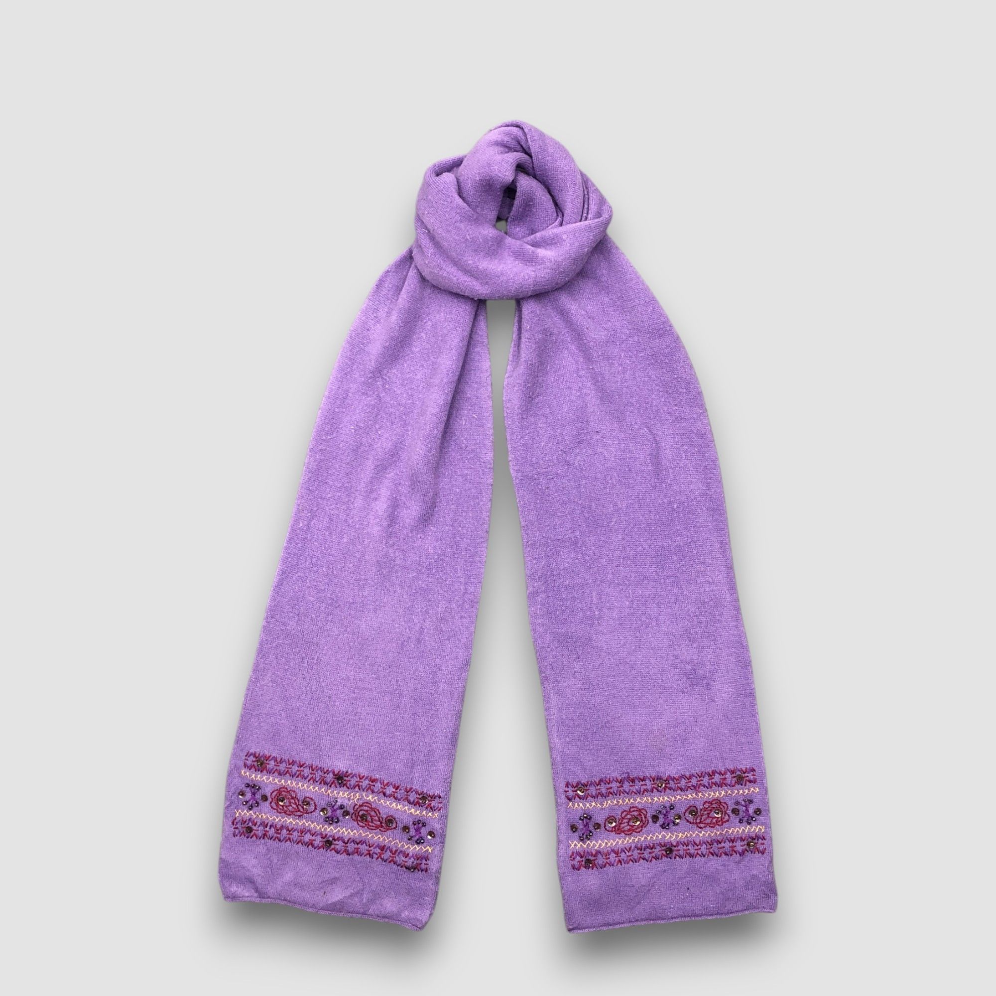 Guess Vintage Guess Scarf Muffler Knit Wool Winter Scarves Size ONE SIZE - 1 Thumbnail