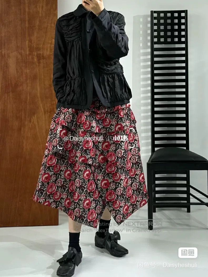 Comme des Garcons Comme Des Garcons size XS Main line irregular embroidered Size 23" - 3 Thumbnail