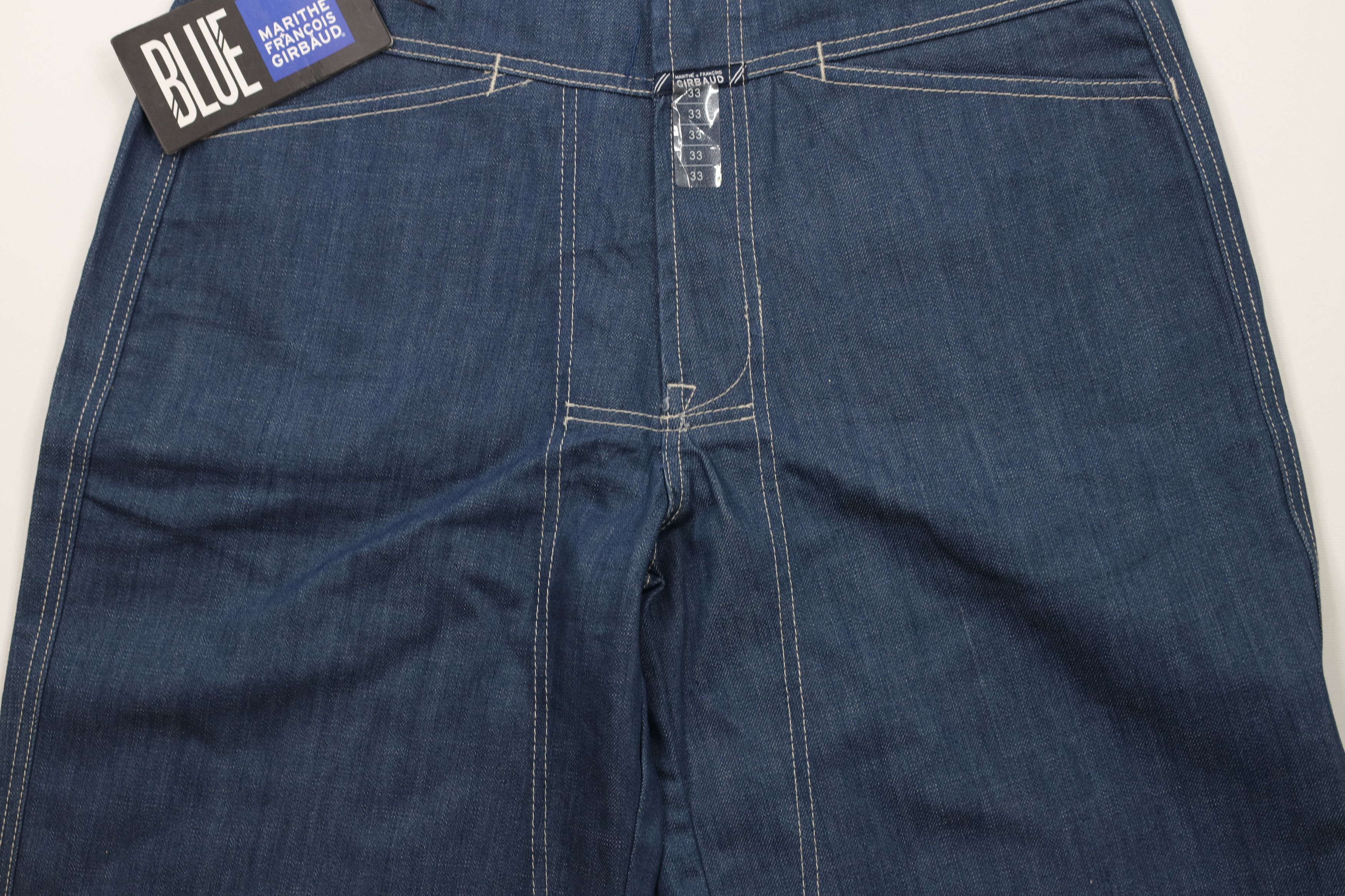 Marithe + Francois Girbaud × Vintage Deadstock Vintage 90s Marithe Francois Girbaud Jean Shorts Size US 33 - 3 Thumbnail