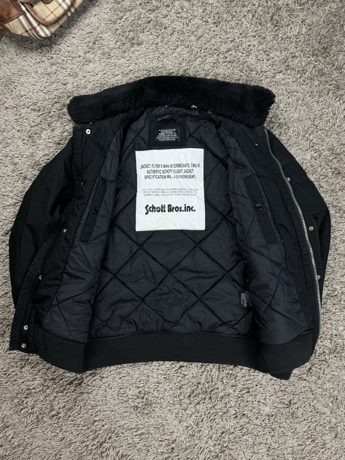Schott Vintage bomber jacket Schott USA original casual item Size US L / EU 52-54 / 3 - 6 Thumbnail
