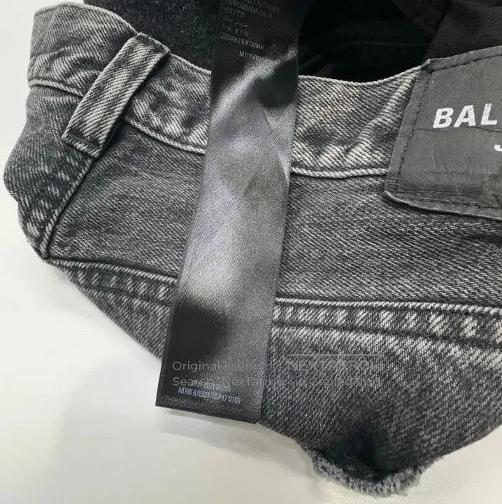 porter classic denim wide pants for men.
