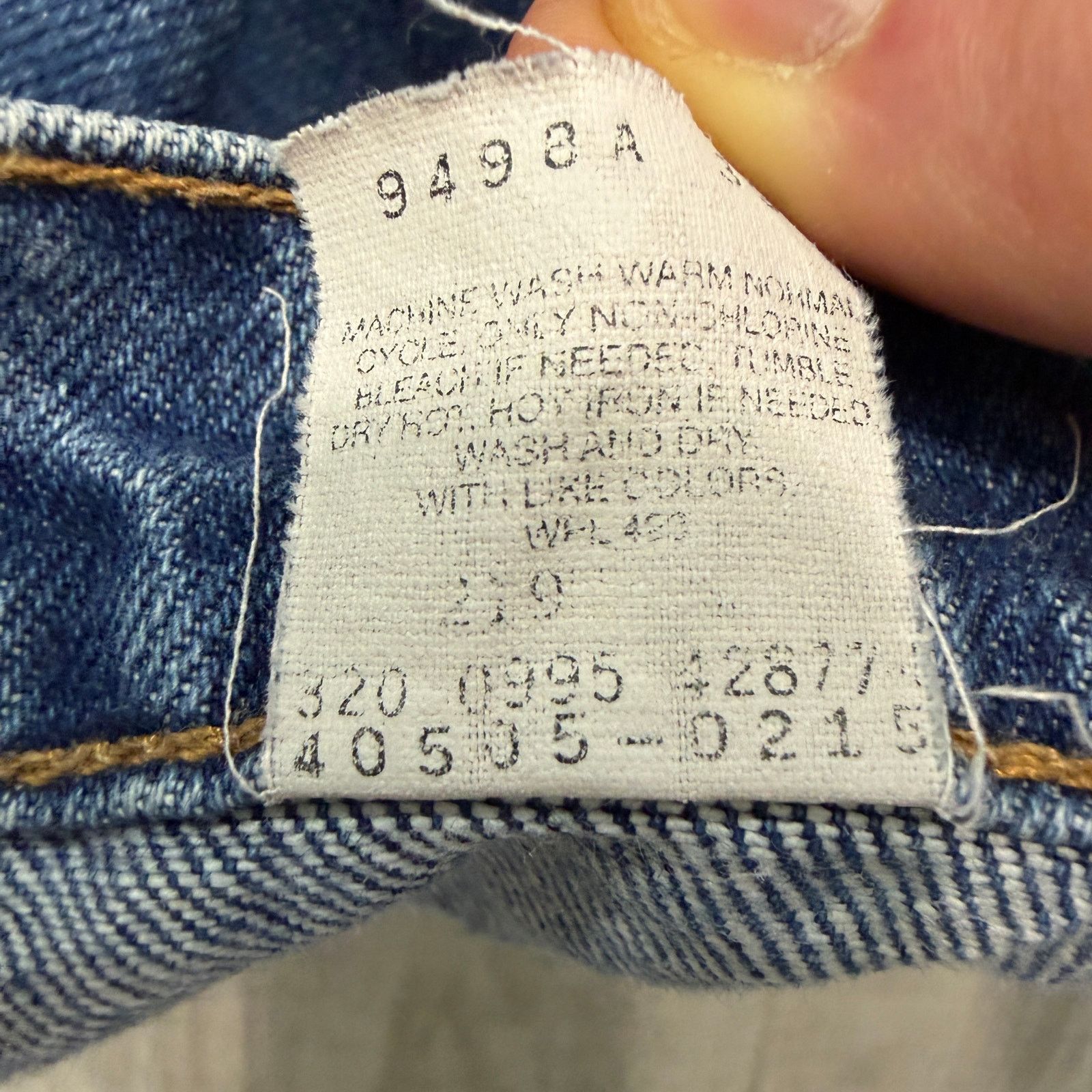 Levi's Vintage Levis 505 Jeans 42x30 Blue Faded Regular Straight Size US 42 / EU 58 - 6 Thumbnail