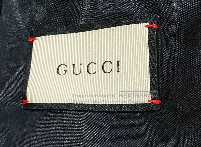 Gucci Gucci Dark blue leopard embroidered jacket Size US S / EU 44-46 / 1 - 4 Thumbnail