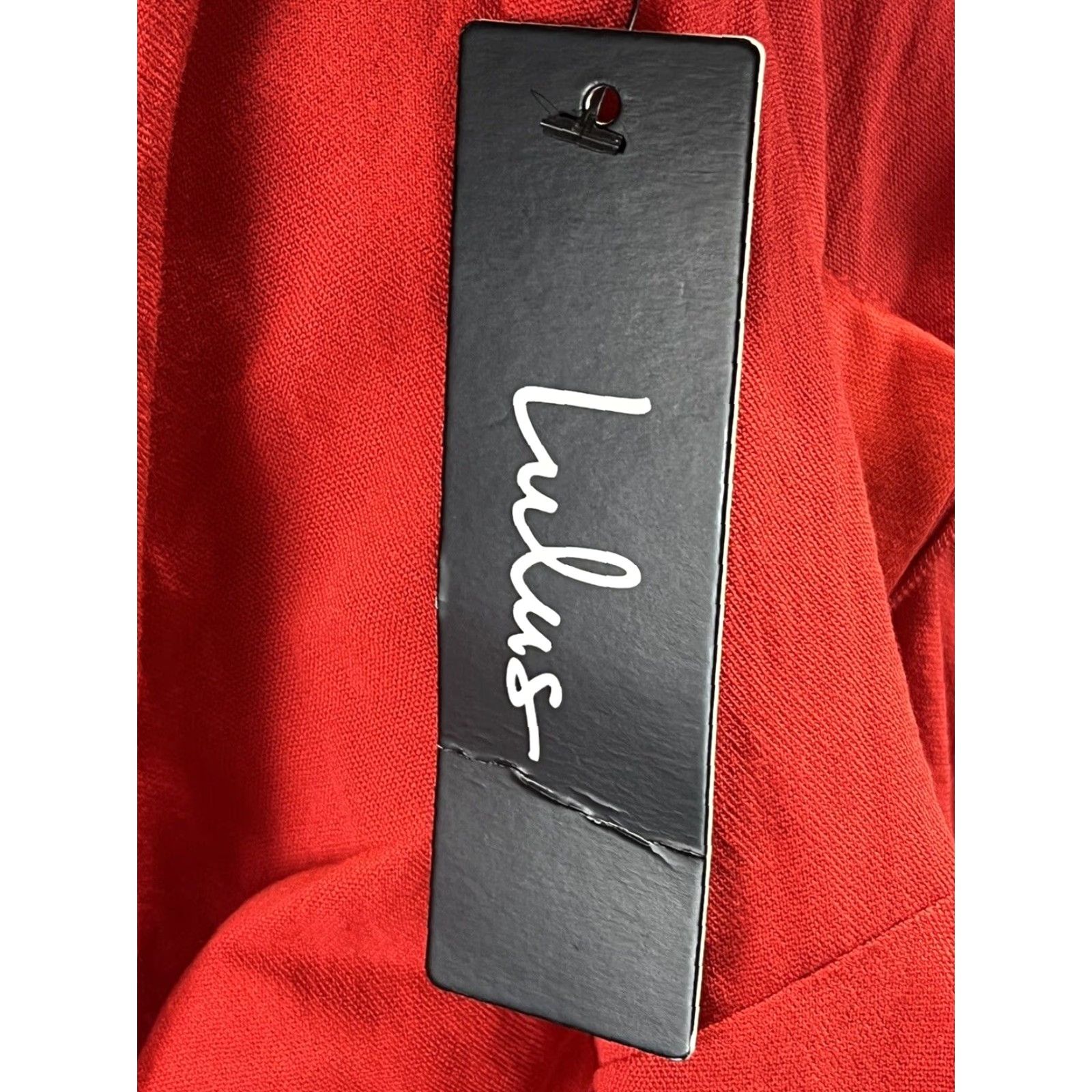 Lulus Lulus Red Mini Skater Dress Women's Size M V-Neck Tie Front Short Sleeve Size M / US 6-8 / IT 42-44 - 6 Thumbnail