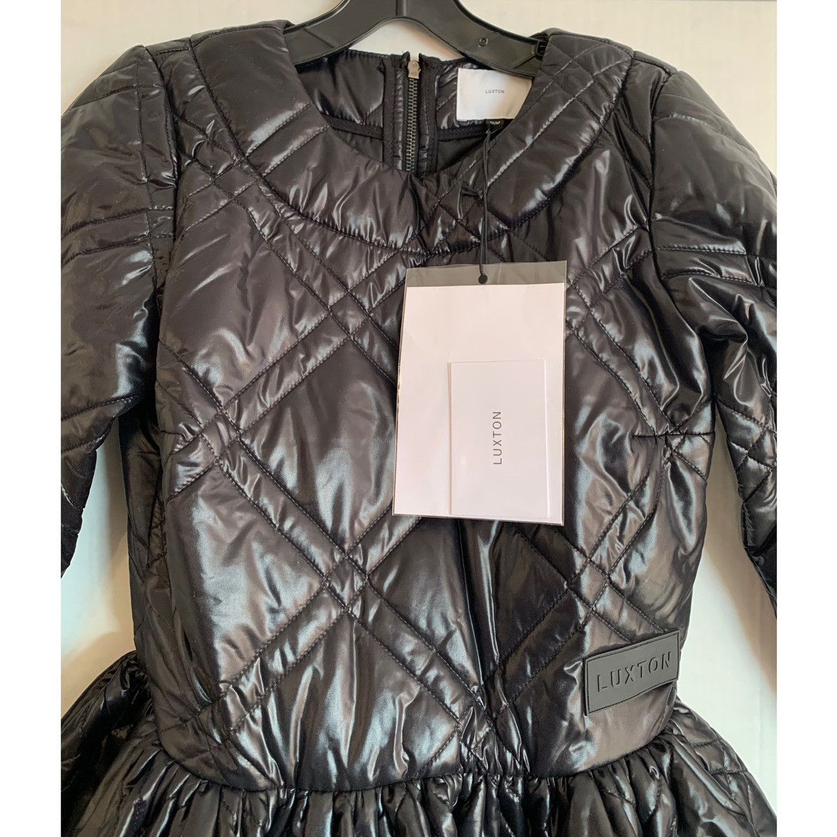 Other LUXTON BLACK QUILTED PUFFER MID DRESS Size M / US 6-8 / IT 42-44 - 3 Thumbnail