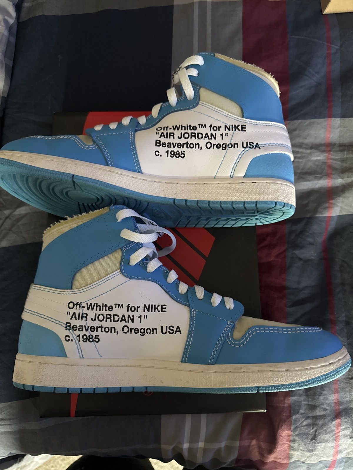 Jordan Brand × Off-White Jordan 1 off white UNC Size US 11 / EU 44 - 8 Thumbnail