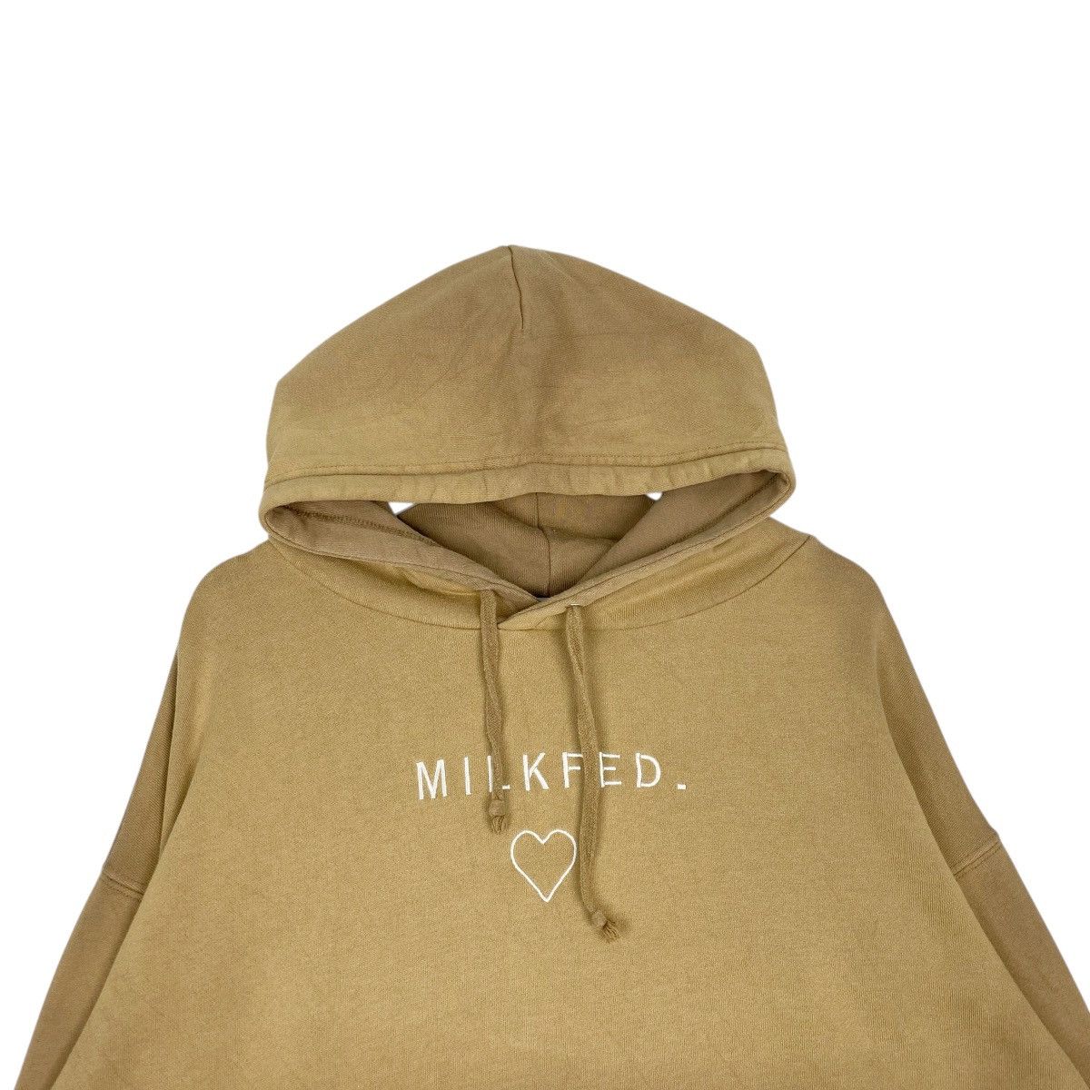 Vintage Vintage MilkFed Hoodie Sweater Beige Pullover Jumper Size L Size US L / EU 52-54 / 3 - 4 Thumbnail