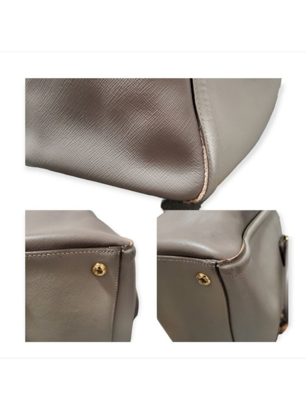 Prada Authentic Prada Saffiano Lux Bicolour Tote Bag Size ONE SIZE - 12 Thumbnail