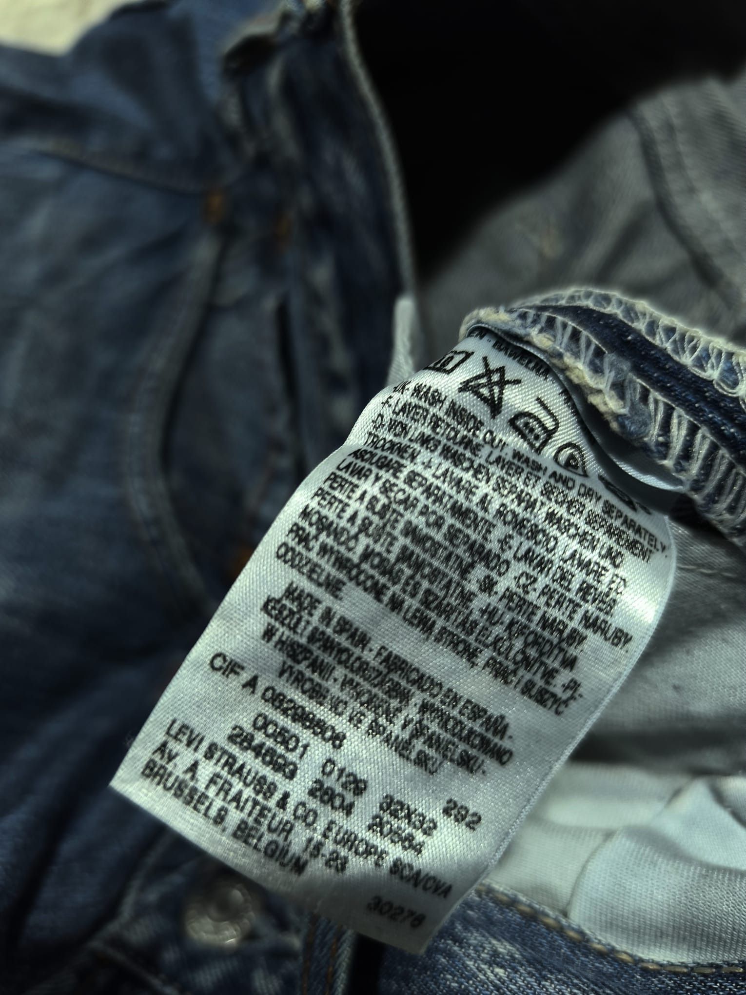 Levi's Levis 501 Vintage Jeans Made in Spain Size US 31 - 13 Thumbnail