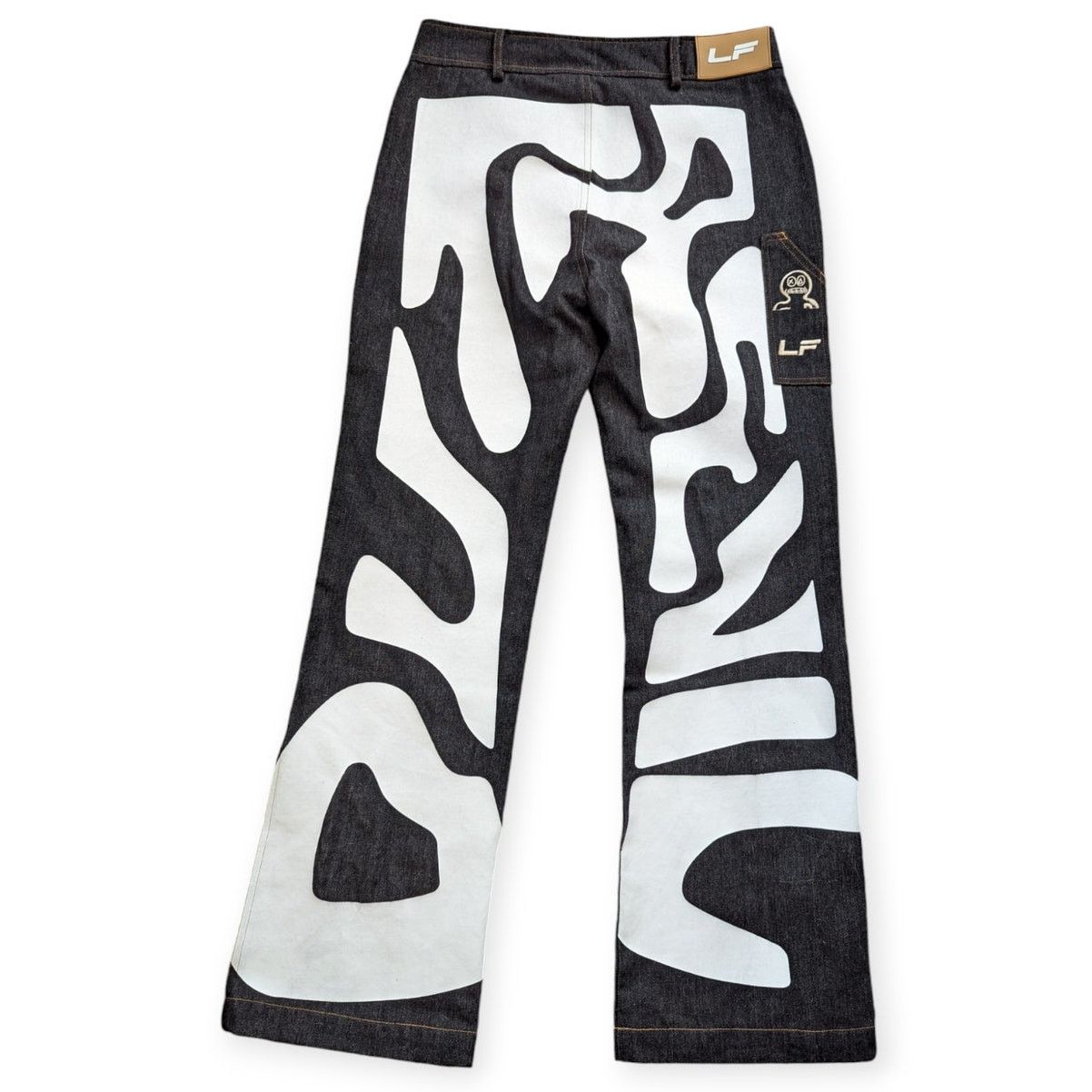 La Fam Amsterdam La Fam X Dutreuil Paris Jeans Logo Screenprint Size Large Size US 34 / EU 50 - 1 Thumbnail