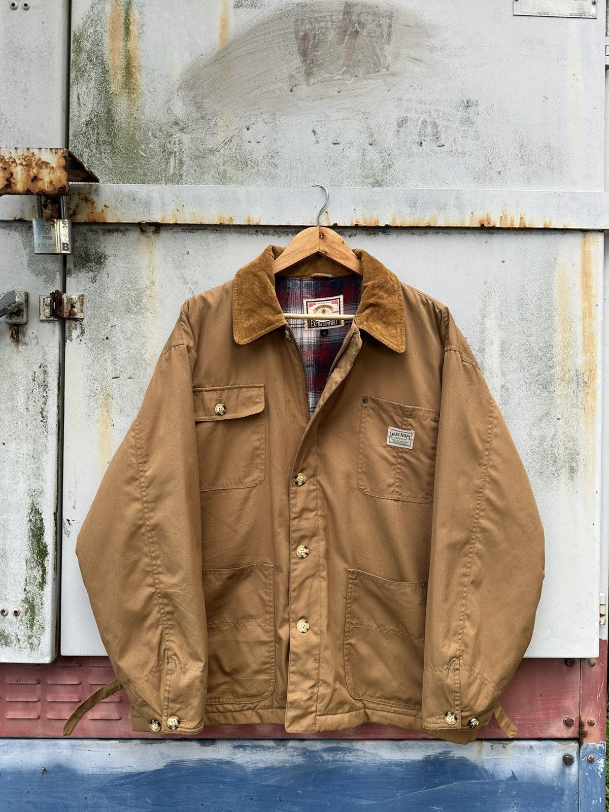 Vintage 👹Machope Blanked Lined Chore Jacket Size US XL / EU 56 / 4 - 2 Thumbnail