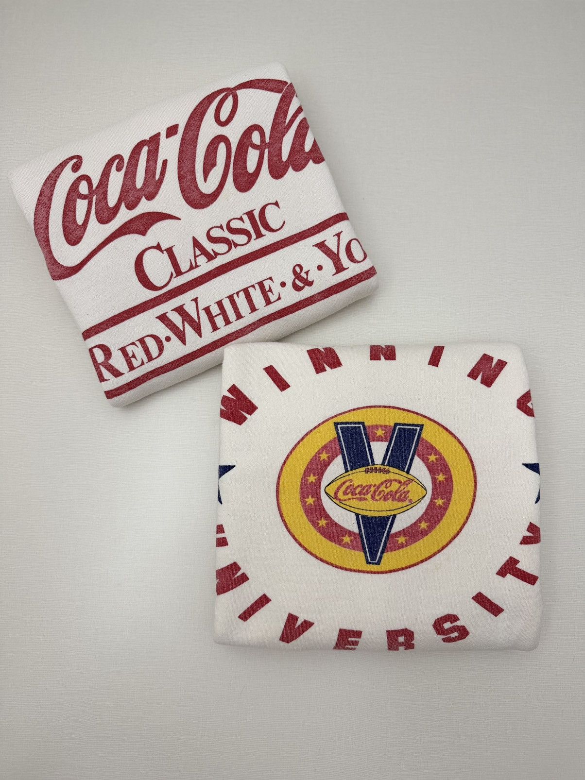 Coca Cola Vintage 80s Coca Cola 2 Crewneck Bundle Both fits Small Rare Size US S / EU 44-46 / 1 - 1 Thumbnail