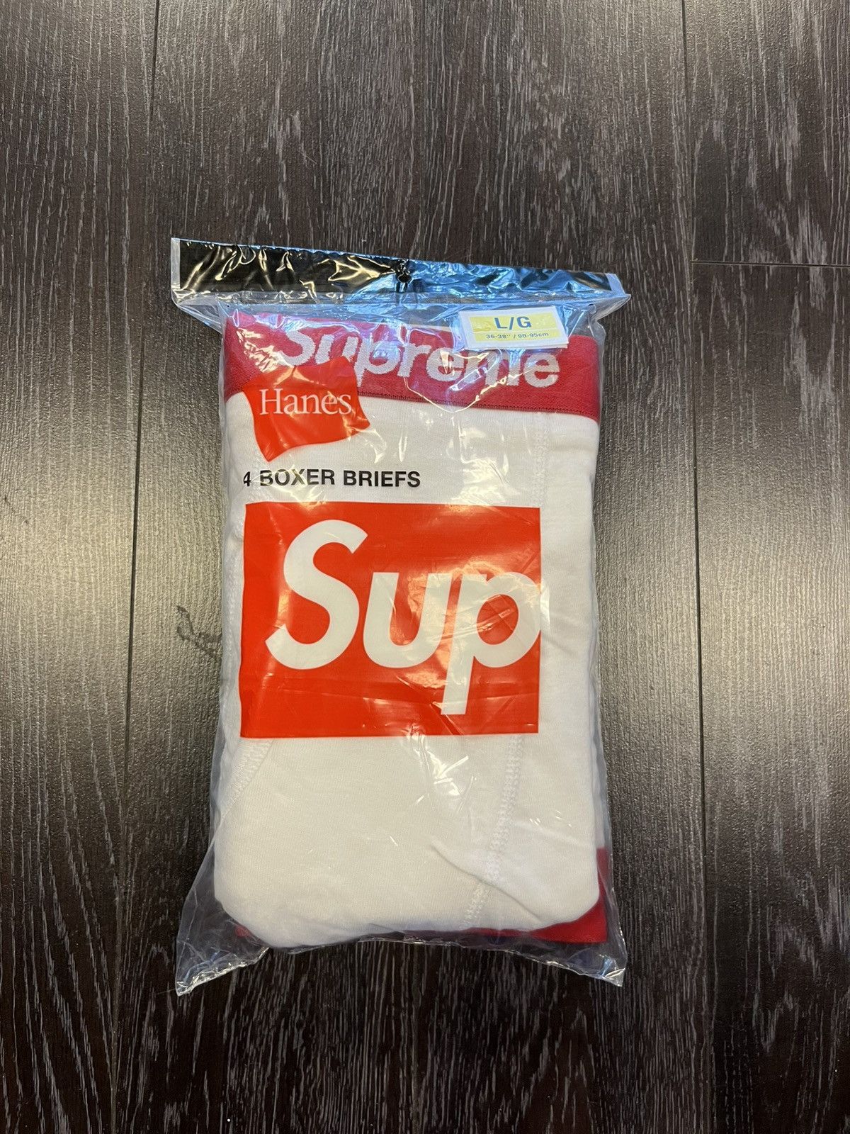 Hanes × Supreme Supreme Hanes Boxer Briefs Large Size 34 - 1 Thumbnail