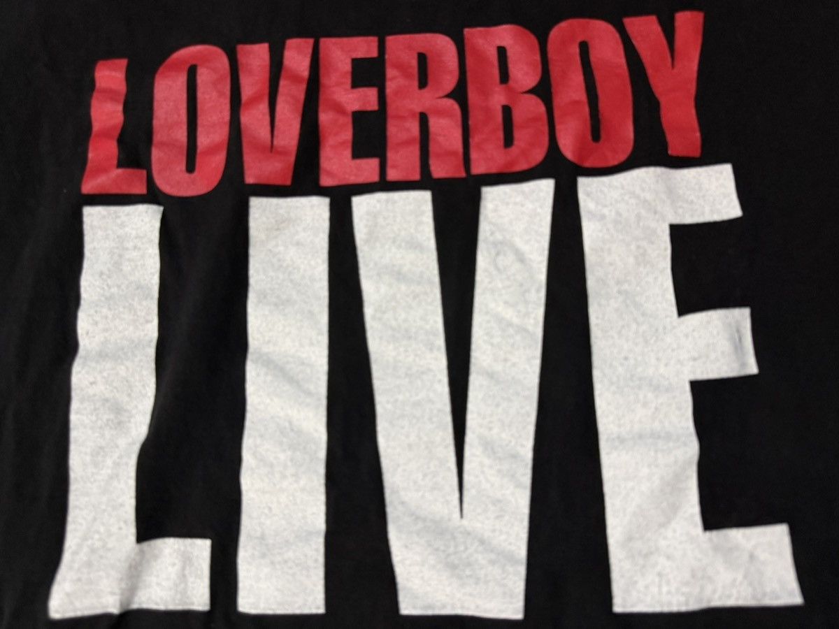 Band Tees Vintage 2000s Loverboy Live, Loud and Loose T-Shirt Size US XL / EU 56 / 4 - 4 Thumbnail