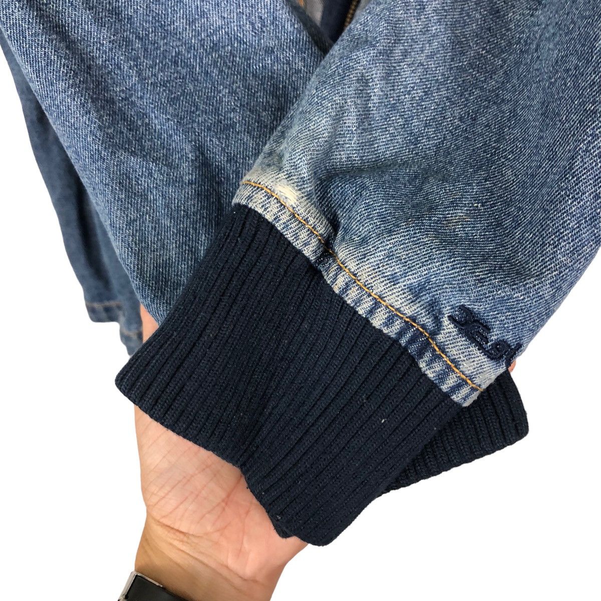 Japanese Brand DENIM JACKET HOODIE CHORE X-GIRL HYSTERIC GLAMOUR STYLE Size US M / EU 48-50 / 2 - 12 Thumbnail