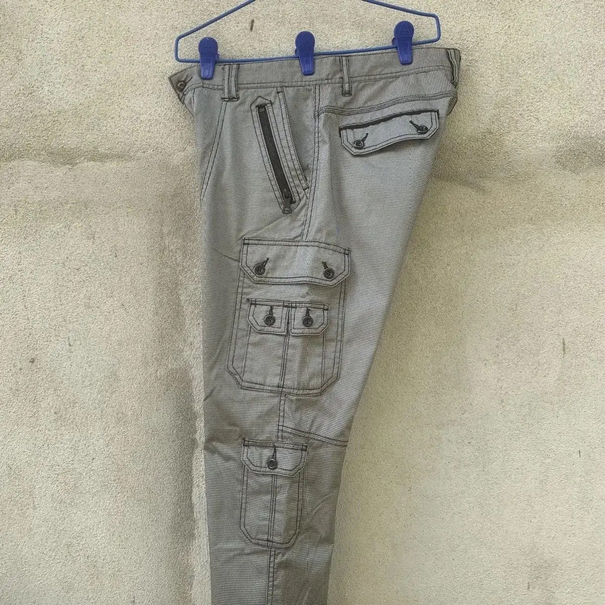 8 by YOOX RARE‼️MULTIPOCKET RIELABO JAPAN TROUSERS BIKERS CARGO PANTS Size US 32 / EU 48 - 14 Thumbnail