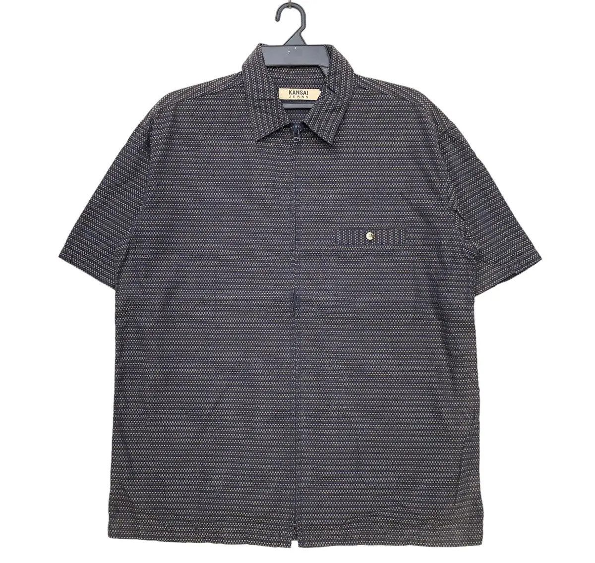 Japanese Brand Vintage 90s Kansai Jeans Man Kansai Yamamoto Shirt | L Size US L / EU 52-54 / 3 - 1 Thumbnail