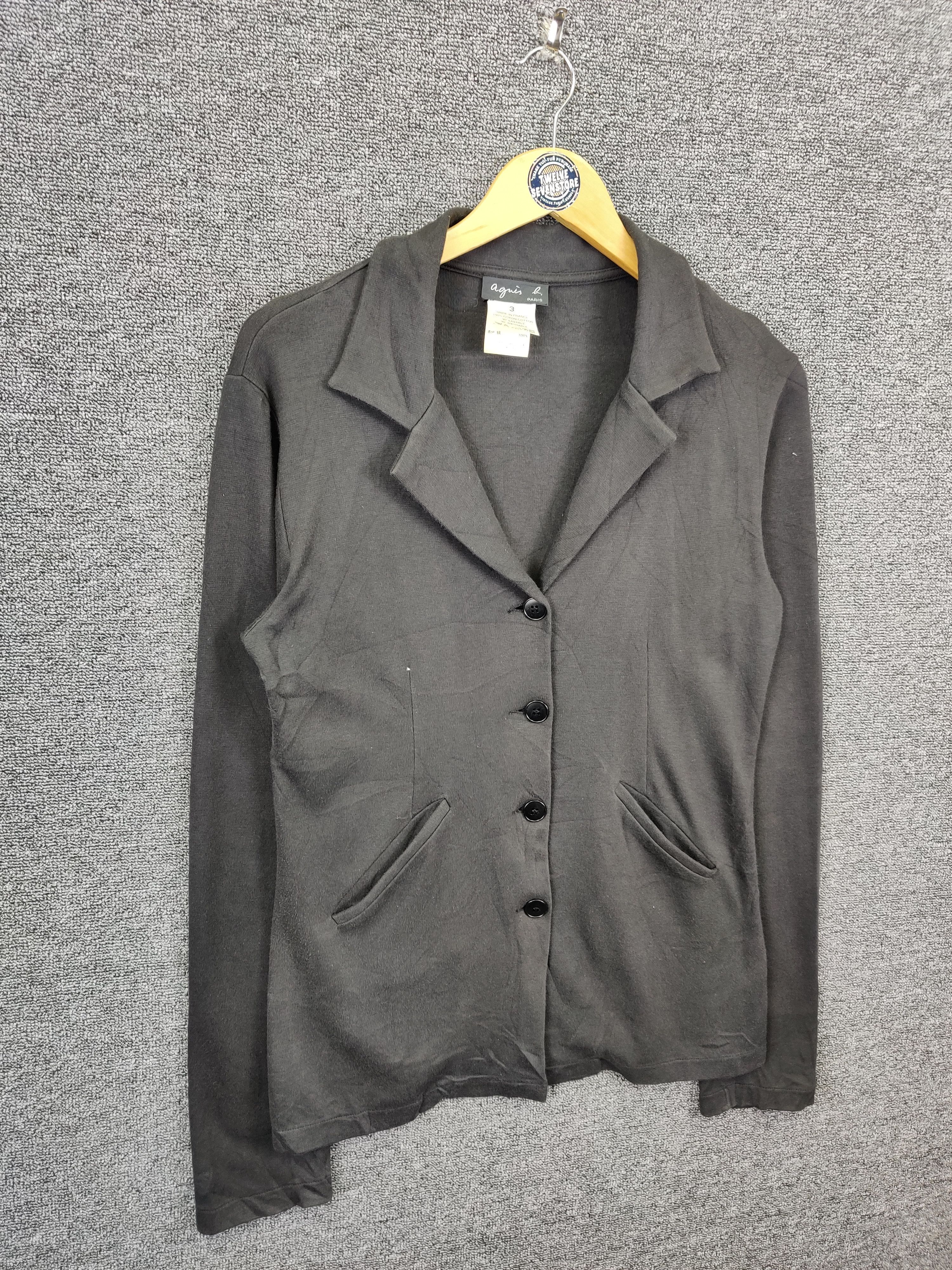 agnes b. Vintage Agnes B France Burton Ups Coat Jacket Size US S / EU 44-46 / 1 - 5 Thumbnail