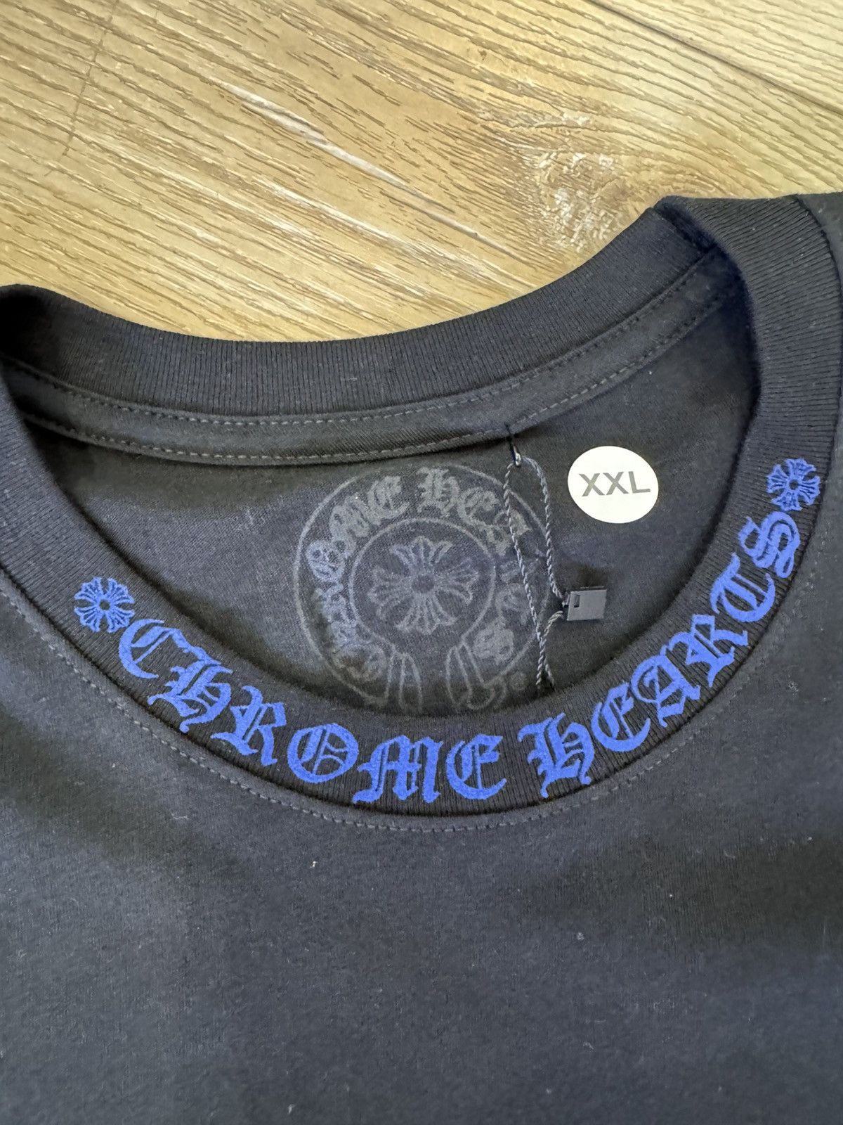 Chrome Hearts Chrome Hearts Neck Logo Tee Size US XXL / EU 58 / 5 - 2 Thumbnail
