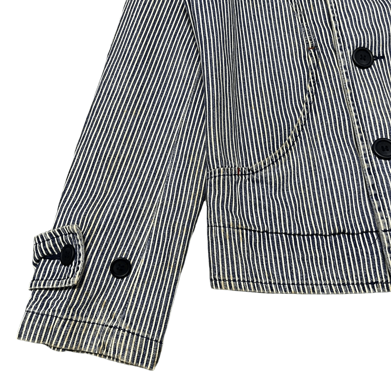 Japanese Brand Vintage A/T Atsuro Tayama Hickory Coat Jacket Unisex Size US S / EU 44-46 / 1 - 5 Thumbnail