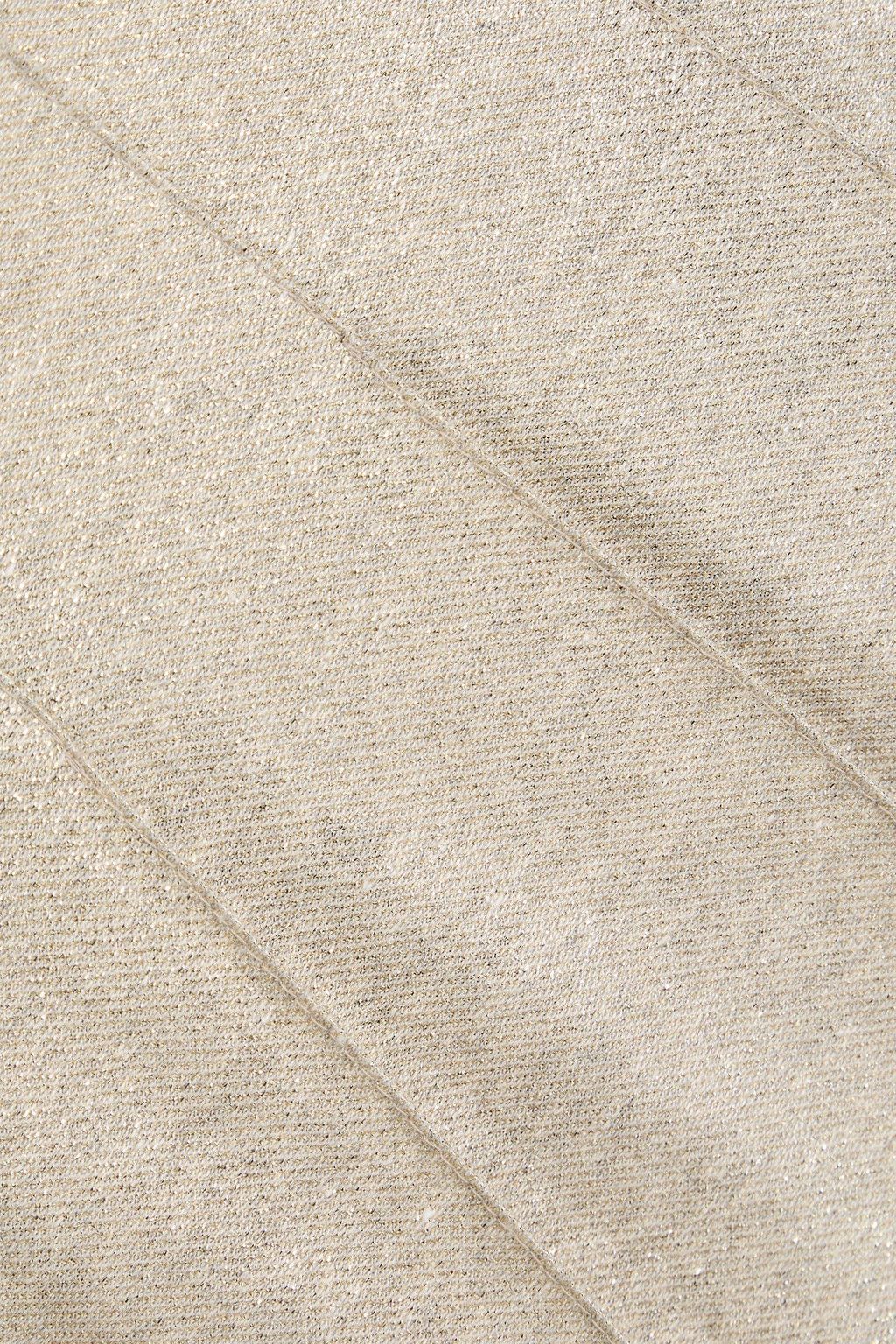 Brunello Cucinelli o1y0725 Mini Skirt in Gold Size 28" / US 6 / IT 42 - 4 Thumbnail
