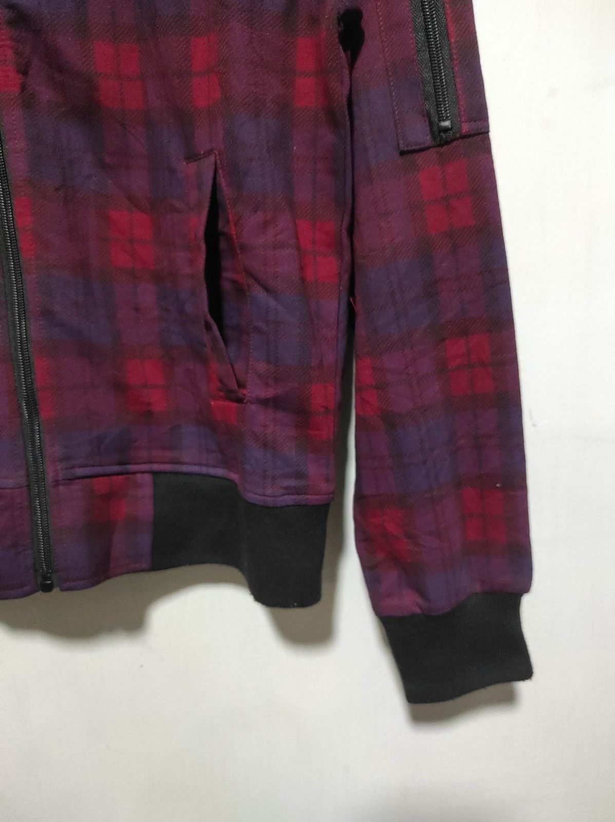 Hysteric Glamour Euroyal plaid zip fur hoodie Size US M / EU 48-50 / 2 - 5 Thumbnail